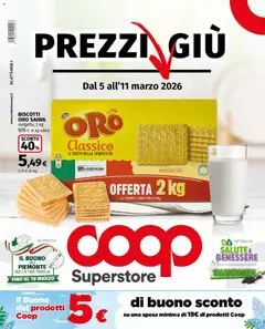 Anteprima del volantino Coop volantino Superstore Chivasso  valido a partire dal 05.03.2026