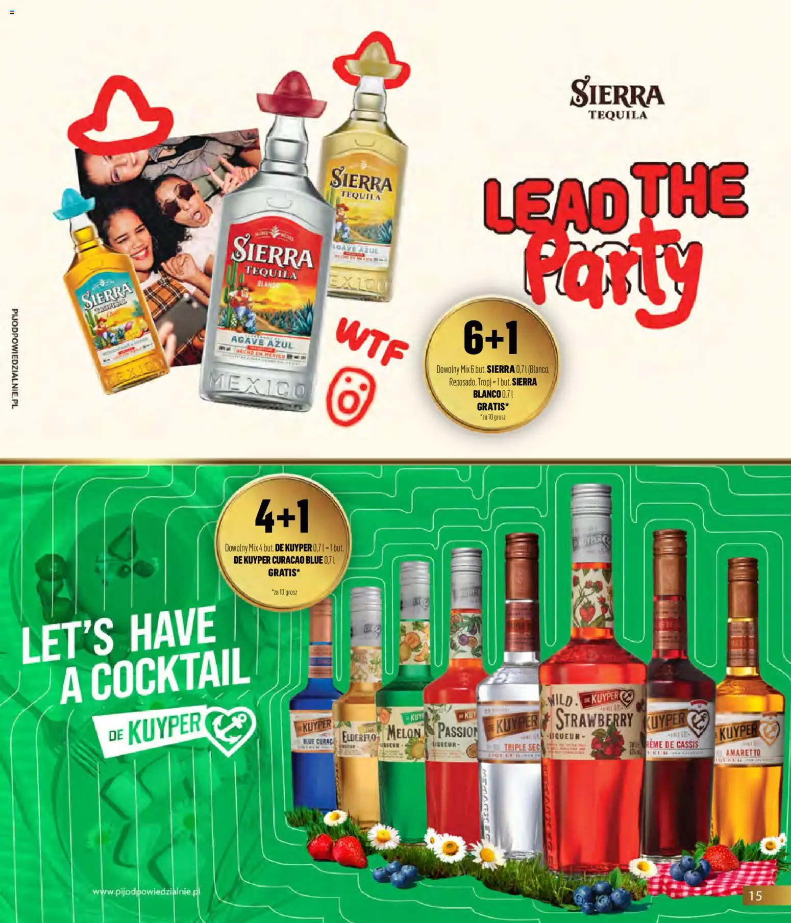 Eurocash Gazetka - Horeca od 01.02.2026 | Strona: 15 | Produkty: Melon, Tequila Sierra, Tequila, Amaretto