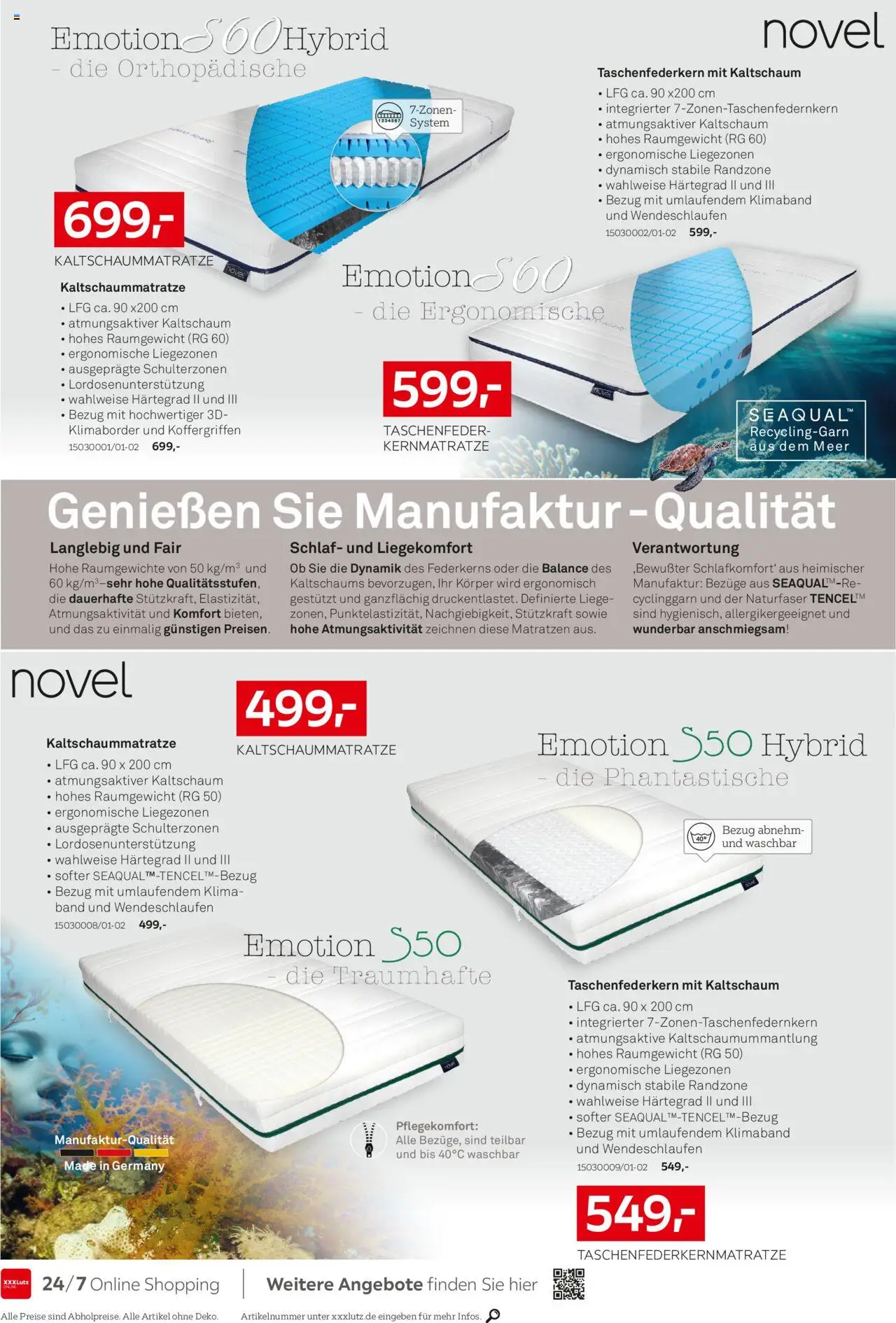 XXXL Lutz Große Matratzen-Aktion – gültig ab 08.09.2025 | Seite: 10 | Produkte: Liege