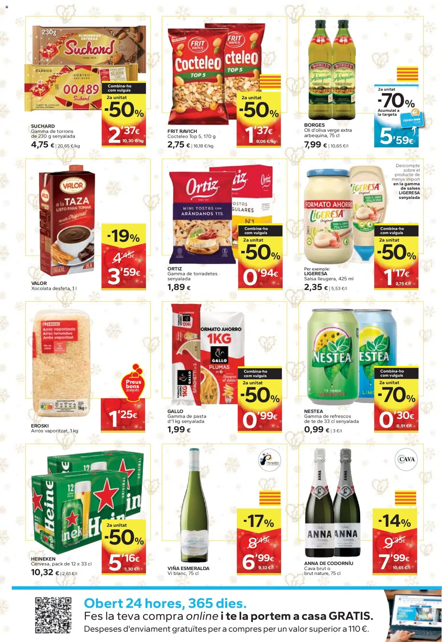 Caprabo folleto │ válido desde el 18.12.2025 | Página: 7 | Productos: Pasta, Té, Σπανάκι