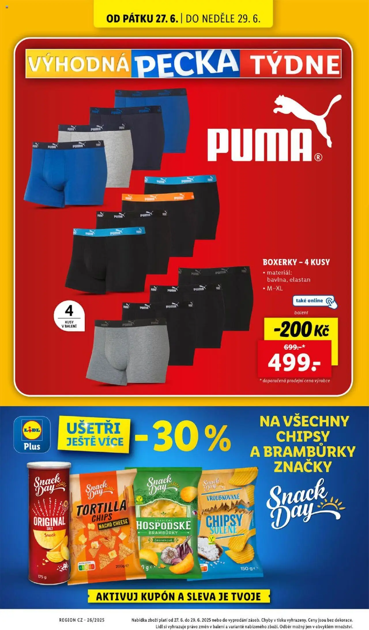 Lidl leták od 26.06.2025 | Strana: 46 | Produkty: Tortilla chips, Bramburky, Tortilla, Chipsy