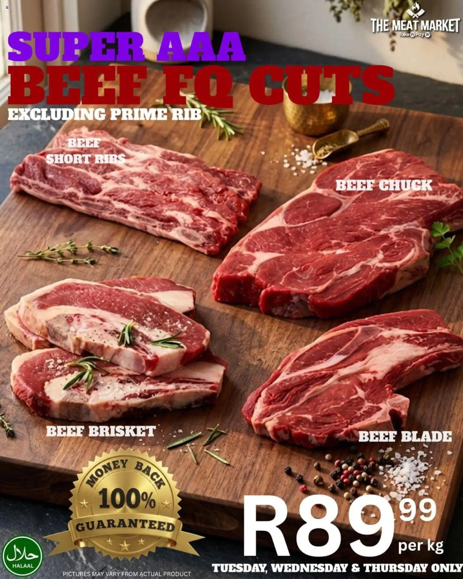 New Take n Pay catalogue – valid from 28.04.2026 | Page: 27 | Products: Ribs, Beef