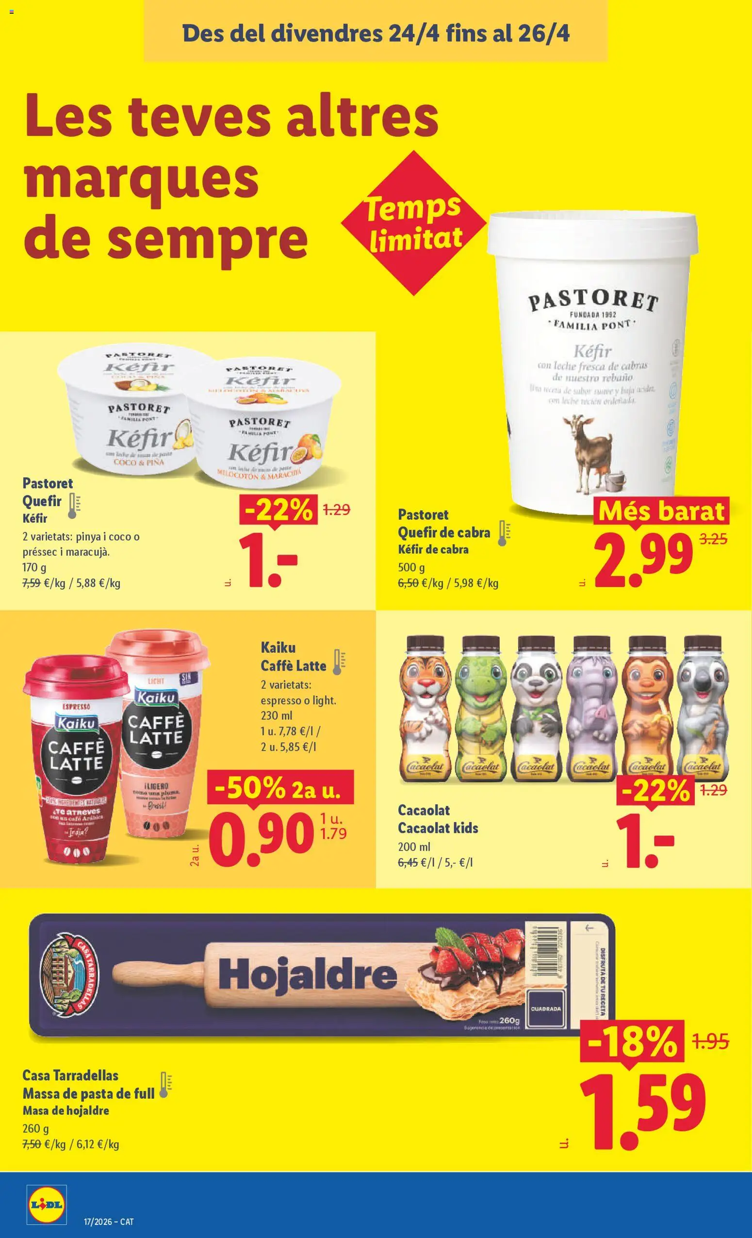 Lidl folleto │ válido desde el 20.04.2026 | Página: 36 | Productos: Leche, Café, Piña, Pasta