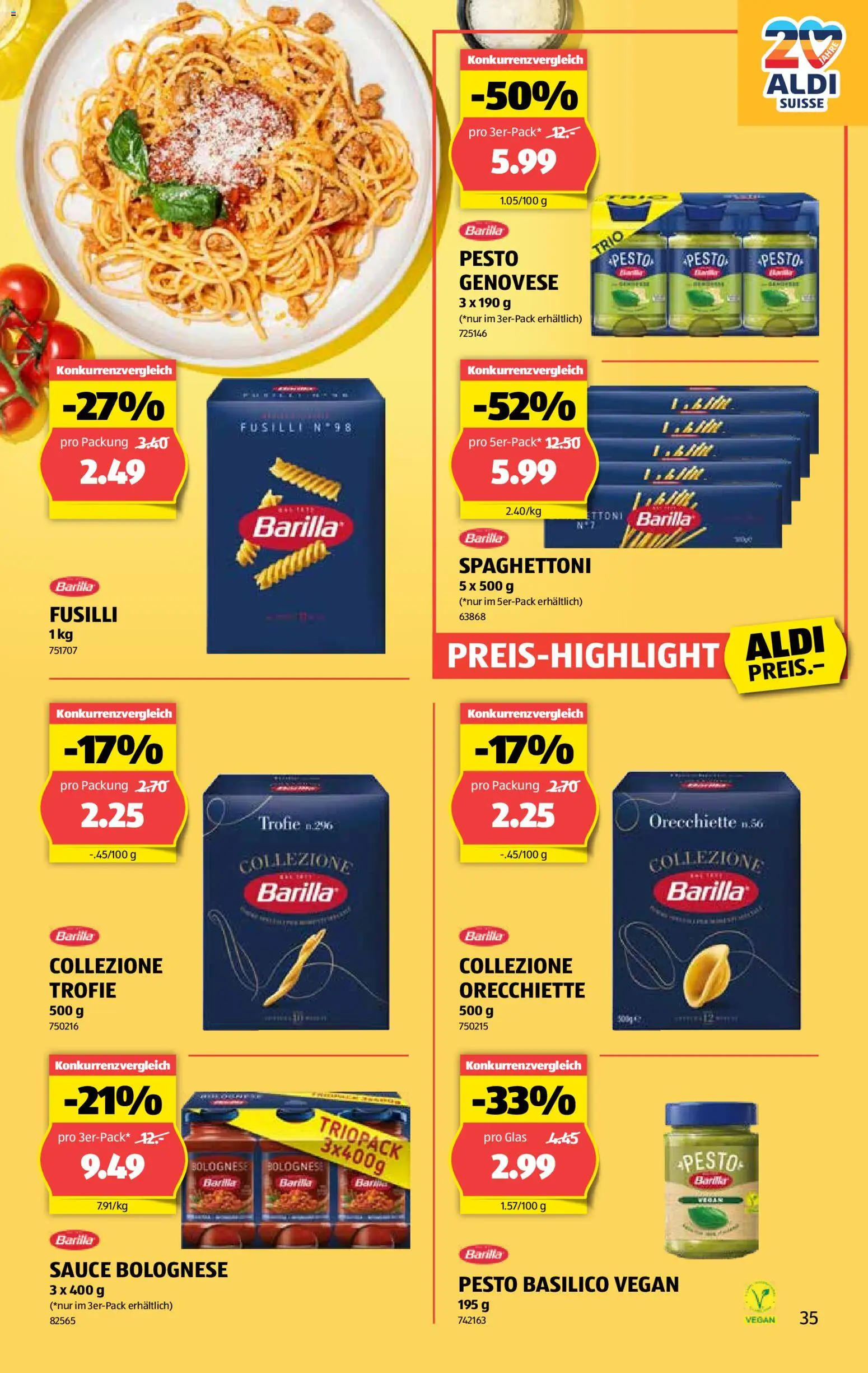 Aldi - Black Friday – gültig ab 20.11.2025 | Seite: 36 | Produkte: Barilla