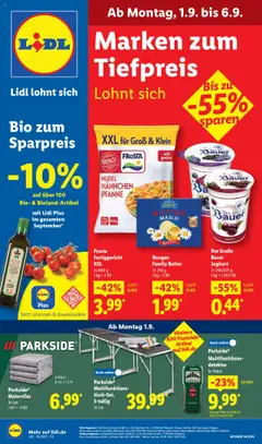 Lidl Prospekt 	 gültig ab dem 01.09.2025