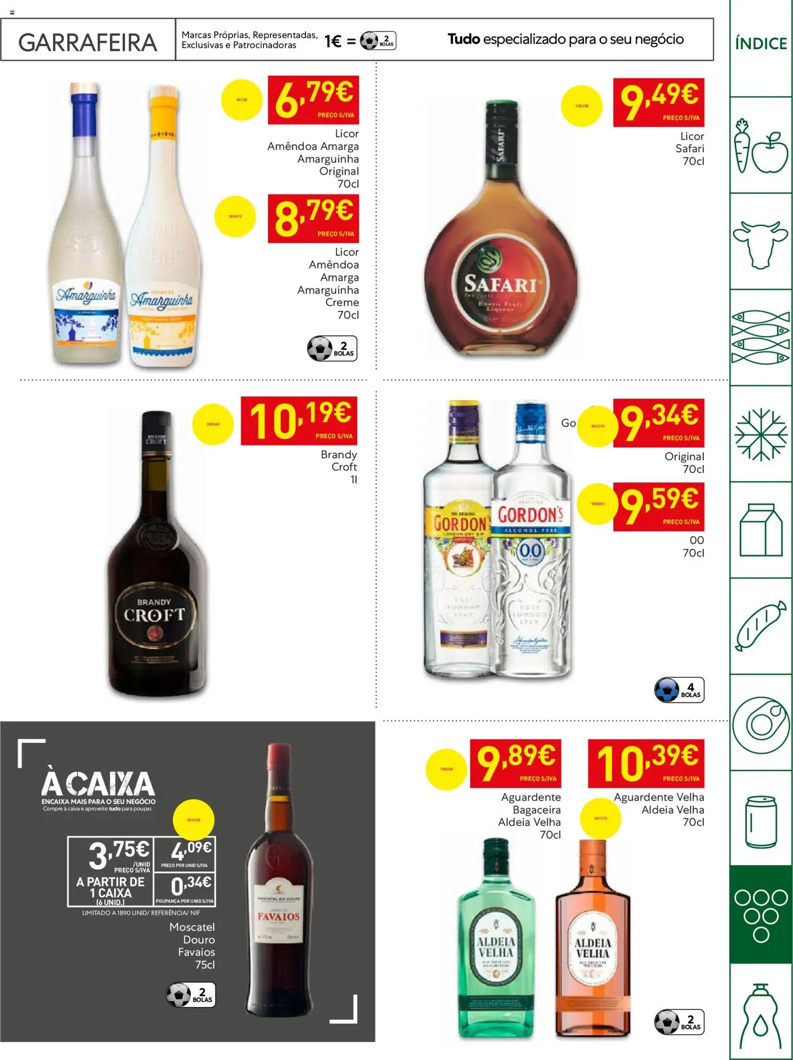 Recheio Horeca │ válido de 14.04.2026 | Página: 29 | Produtos: Licor, Caixa, Creme