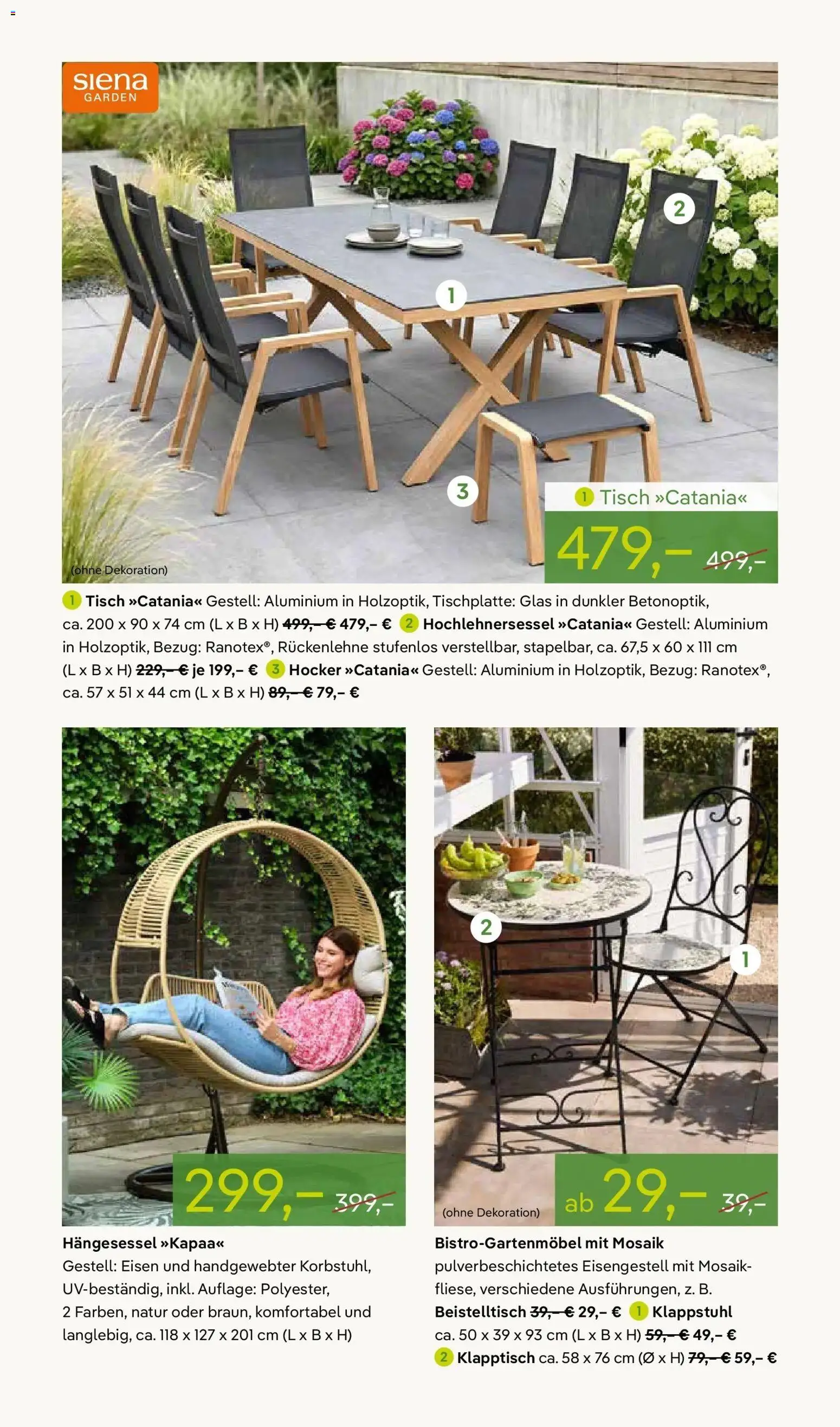 Pflanzen-Kölle Blütenzauber für Zuhause – gültig ab 20.04.2026 | Seite: 10 | Produkte: Hocker, Beistelltisch, Tisch