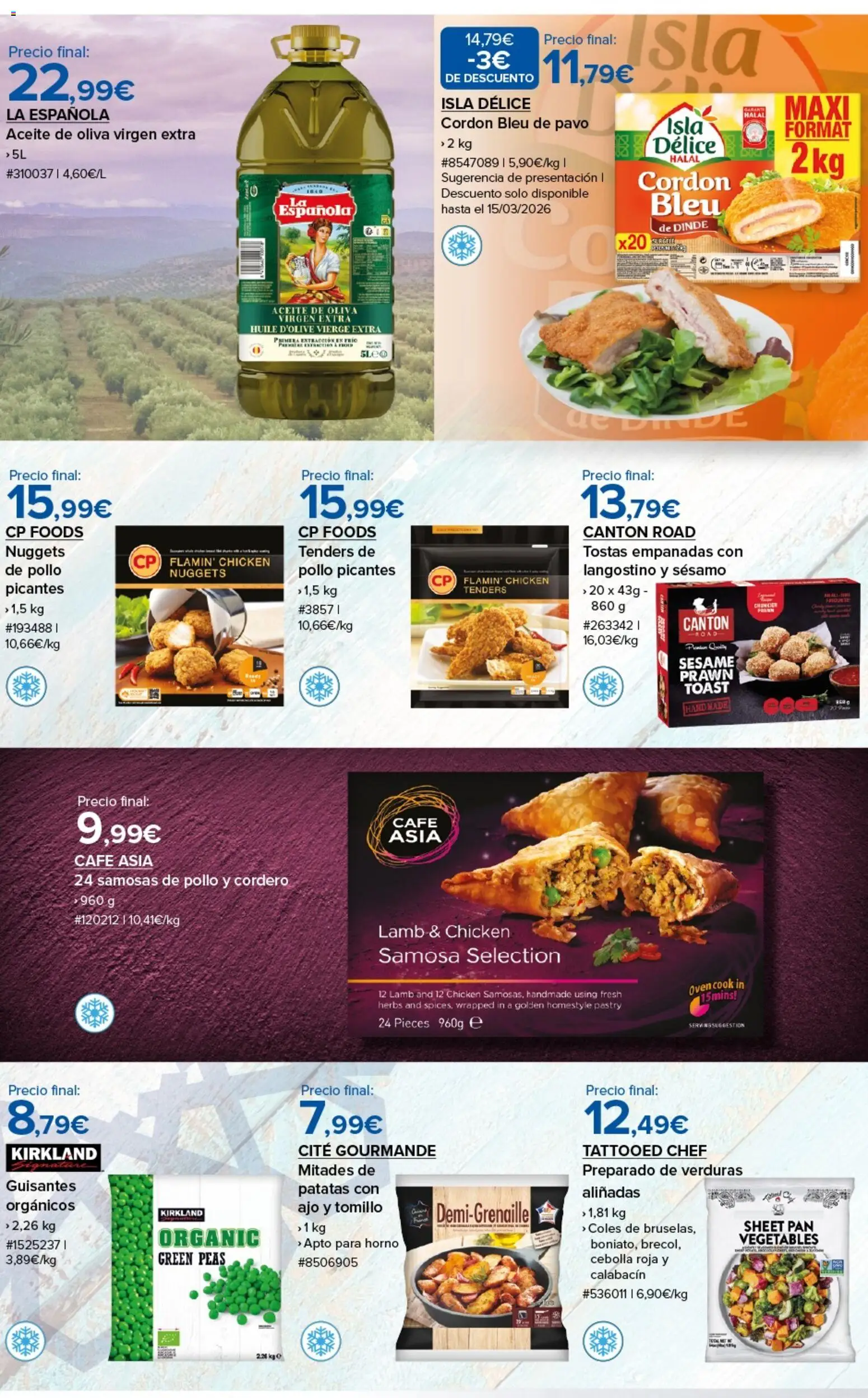 Costco catálogo │ válido desde el 14.03.2026 | Página: 4 | Productos: Aceite, Aceite de oliva virgen extra, Παγωμένο τσάι, Φίλτρο καφέ