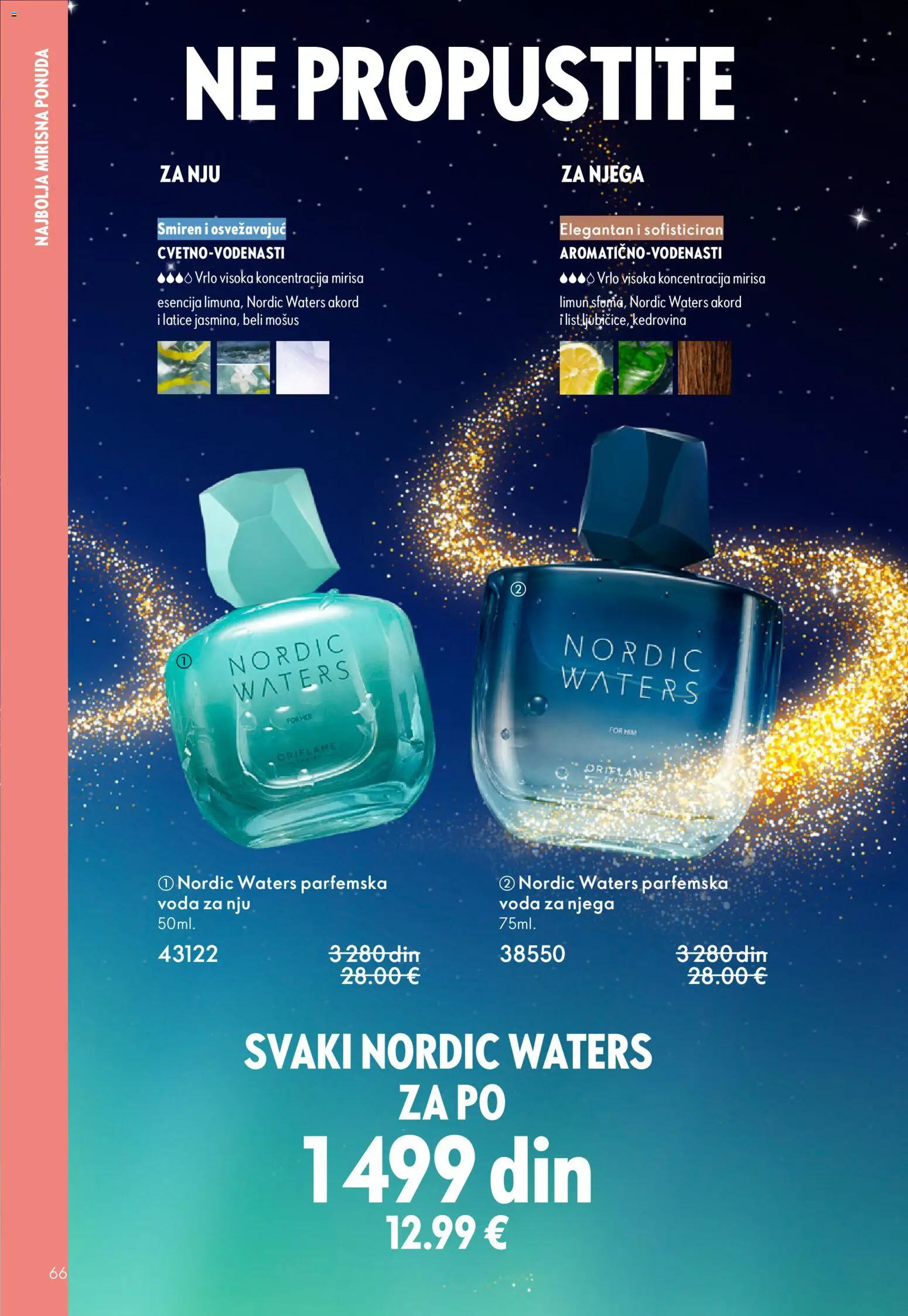 Oriflame katalog - važi od 19.11.2025 | Strana: 66 | Proizvode: Voda