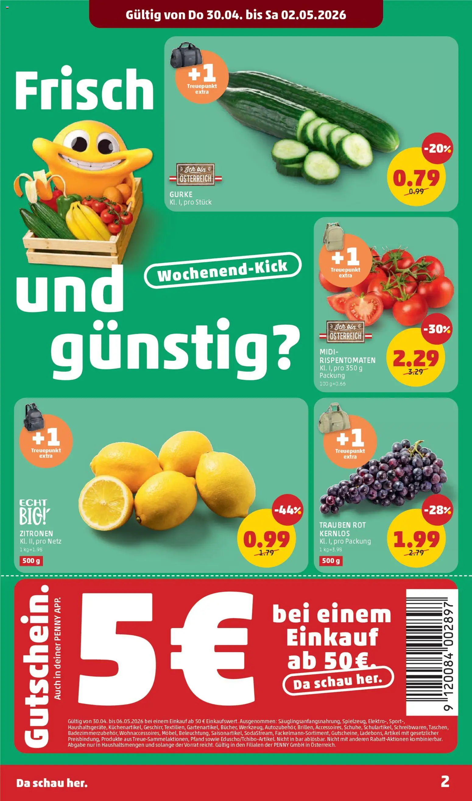 Penny Markt - Flugblatt gültig ab 30.04.2026 | Seite: 2
