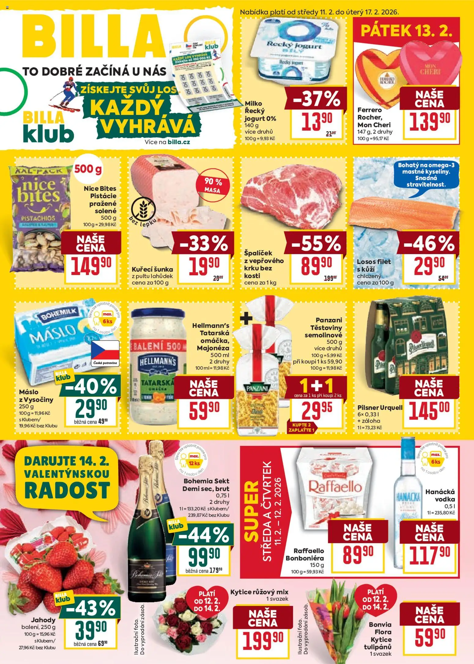 Billa Malý leták od 11.02.2026 | Strana: 1