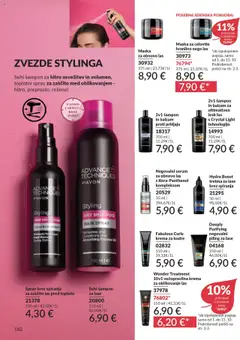 Avon katalog akcije – veljaven od 01.10.2025 | Stran: 182 | Izdelki: Sampon, Krema, Maska, Piling