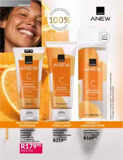 AVON Catalogue  │ valid from 01.08.2025 | Page: 98 | Products: Toner, Tonic, Mask, Cream
