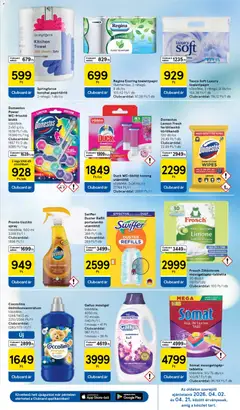 Tesco aktuális akciós újság - amely érvényes a következő dátumtól: 16.04.2026 | Oldal: 25 | Termékek: Coccolino, Somat, Mosogatógép, Mosogatógép tabletta