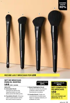 JAFRA folleto │ válido desde el 01.07.2025 | Página: 39 | Productos: Set de brochas