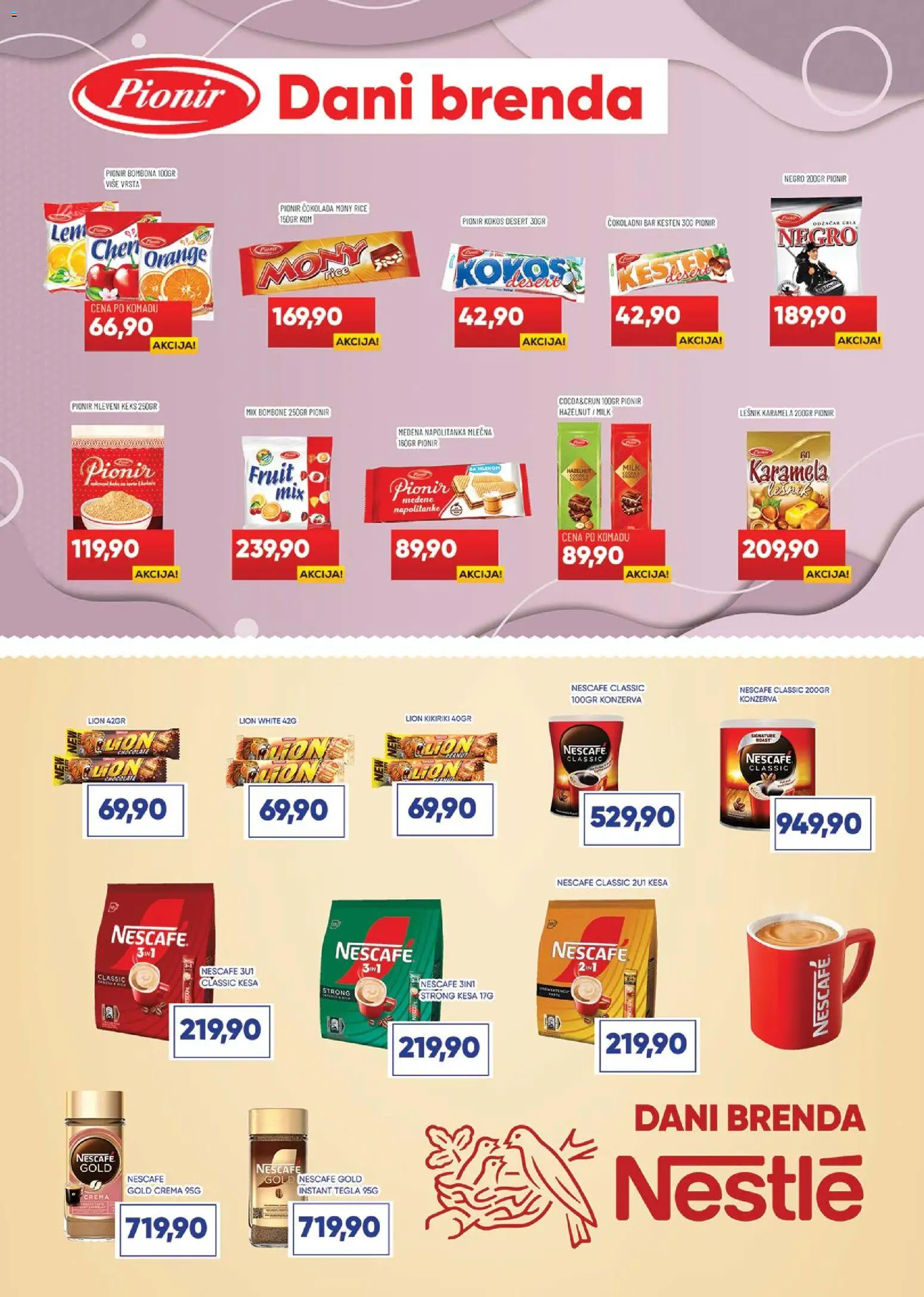 Medius katalog - važi od 07.04.2026 | Strana: 17 | Proizvode: Mleveni keks, Keks, Kikiriki, Nescafé