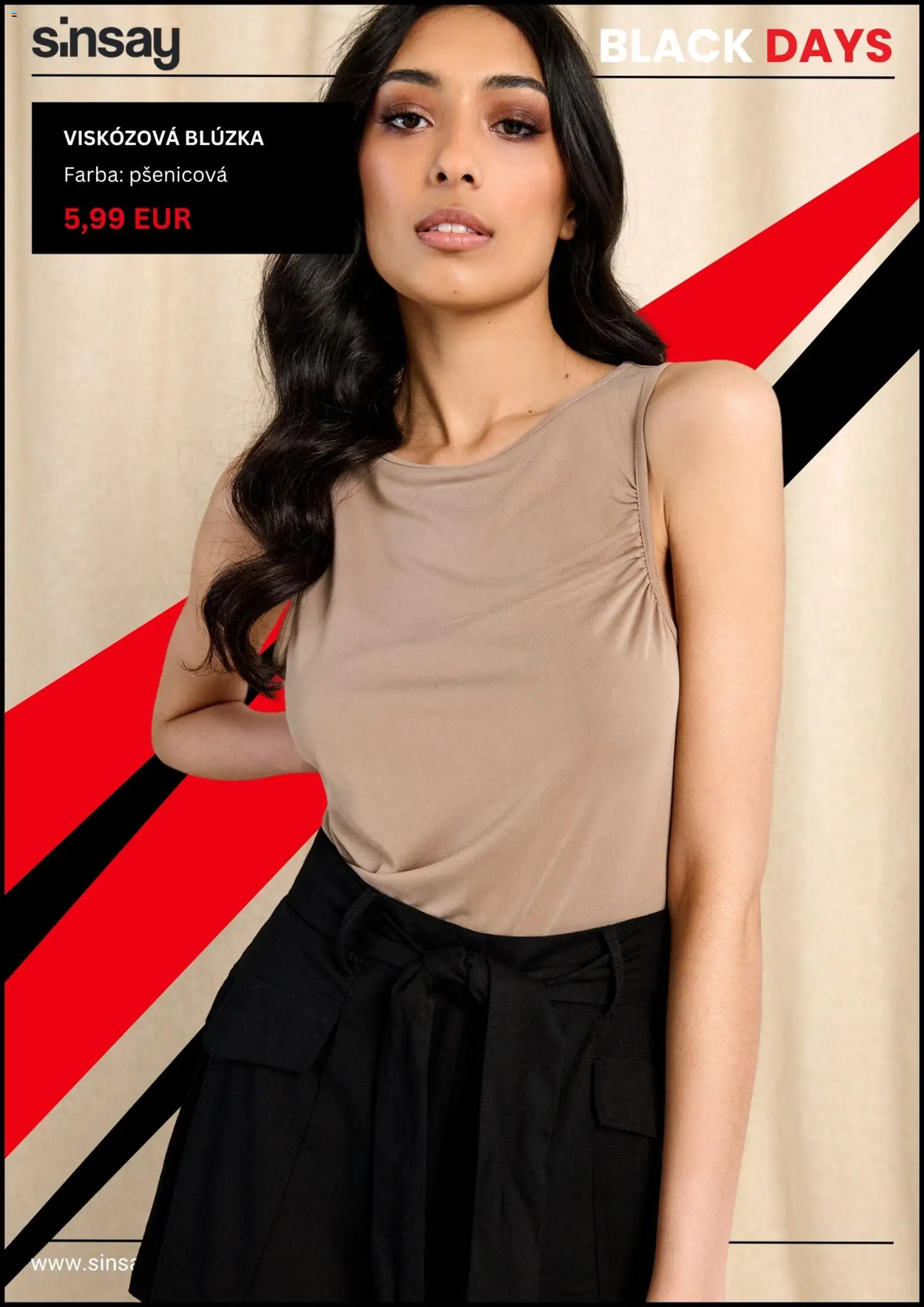 Nové Sinsay akcie – leták je platný od 04.11.2025 | Strana: 4 | Produkty: Blúzka