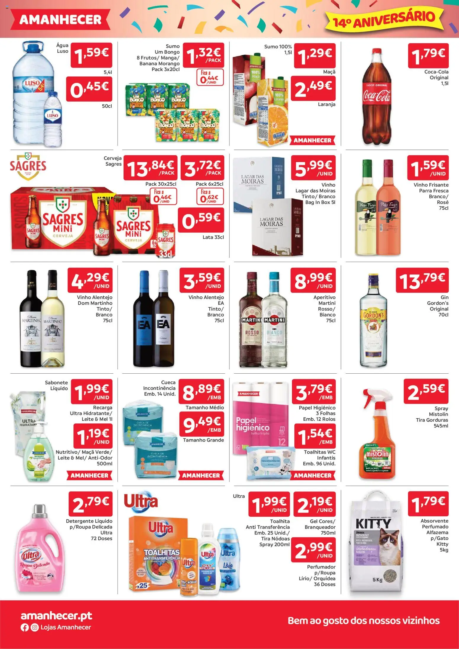 Amanhecer folheto │ válido de 23.10.2025 | Página: 4 | Produtos: Banana, Leite, Cerveja, Mel