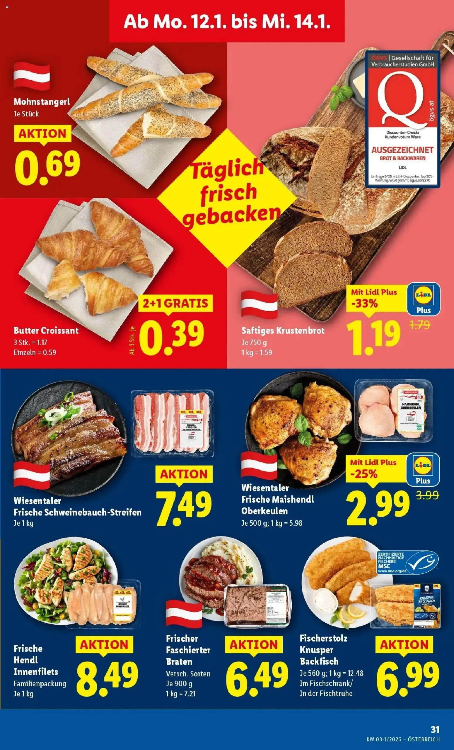 Lidl Flugblatt - Fohnsdorf, Neunkirchen, Graz gültig ab 08.01.2026 | Seite: 37 | Produkte: Butter, Brot