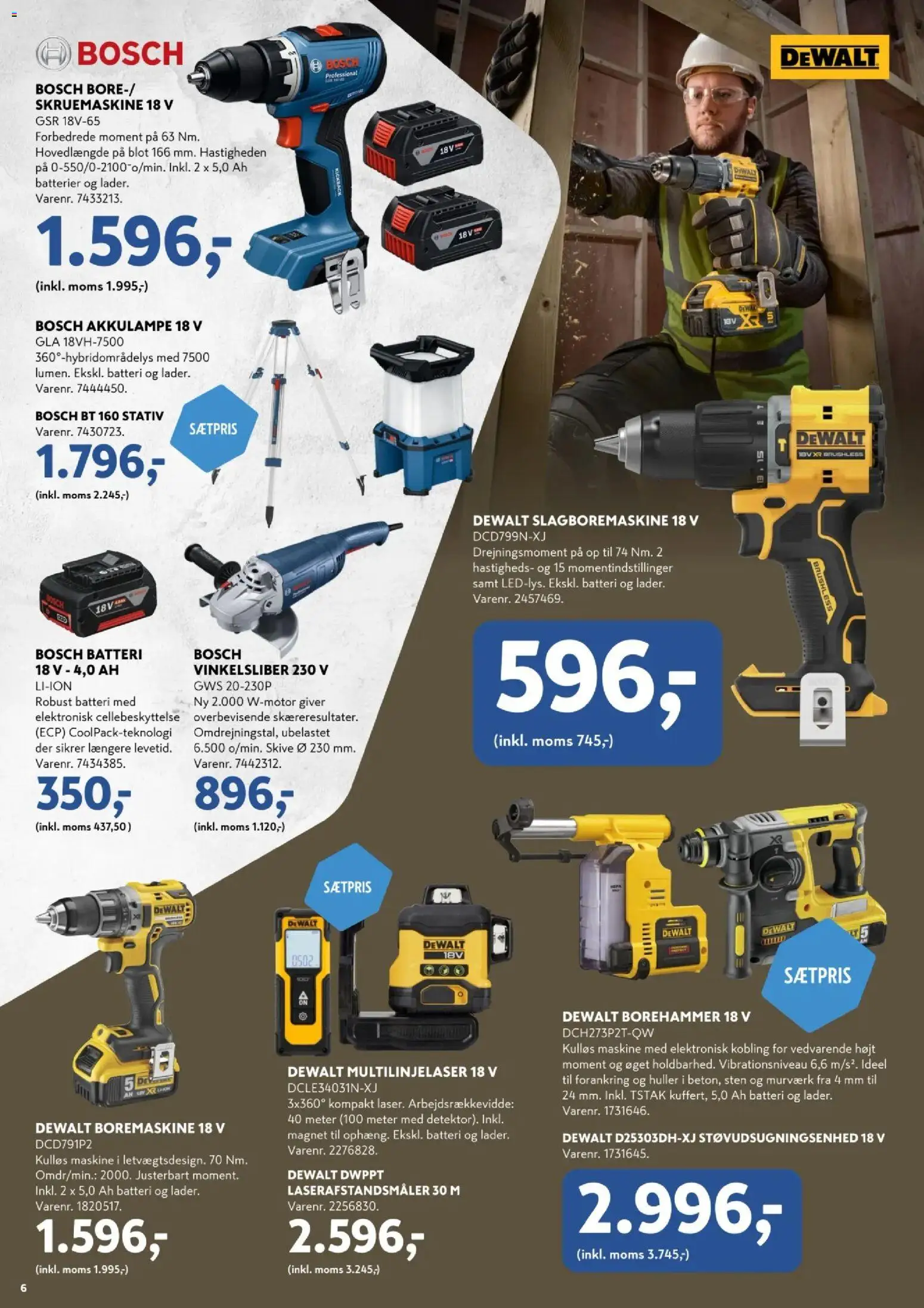 Davidsen tilbudsavis – gyldig fra 02.11.2025 | Side: 6 | Produkter: Batterier, Boremaskine, Magnet, Batteri