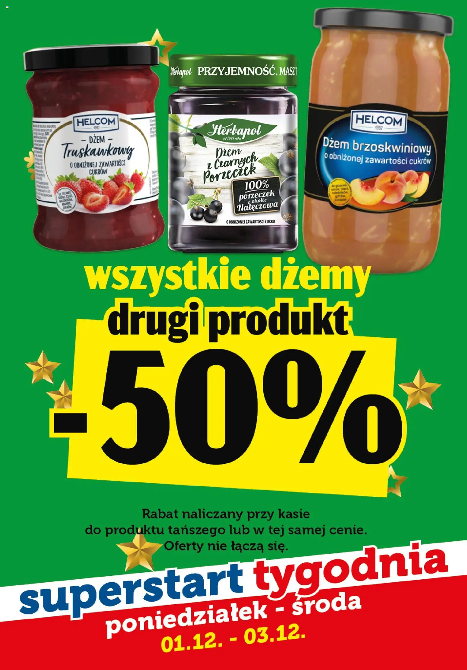 Topaz Gazetka - Superstart tygodnia od 01.12.2025 | Strona: 6 | Produkty: Dżem