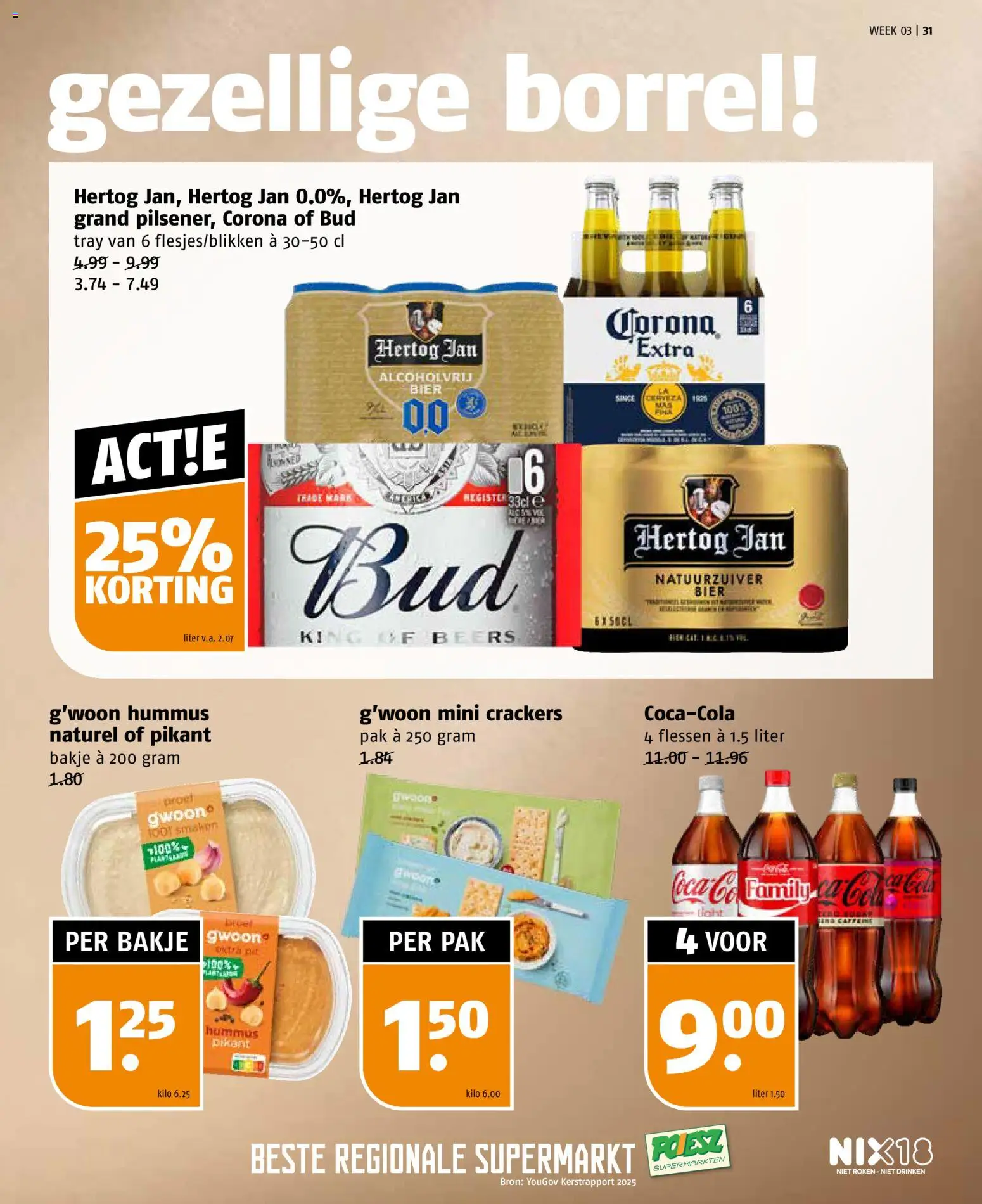 {H1} | Pagina: 31 | Producten: Bier, Édességek