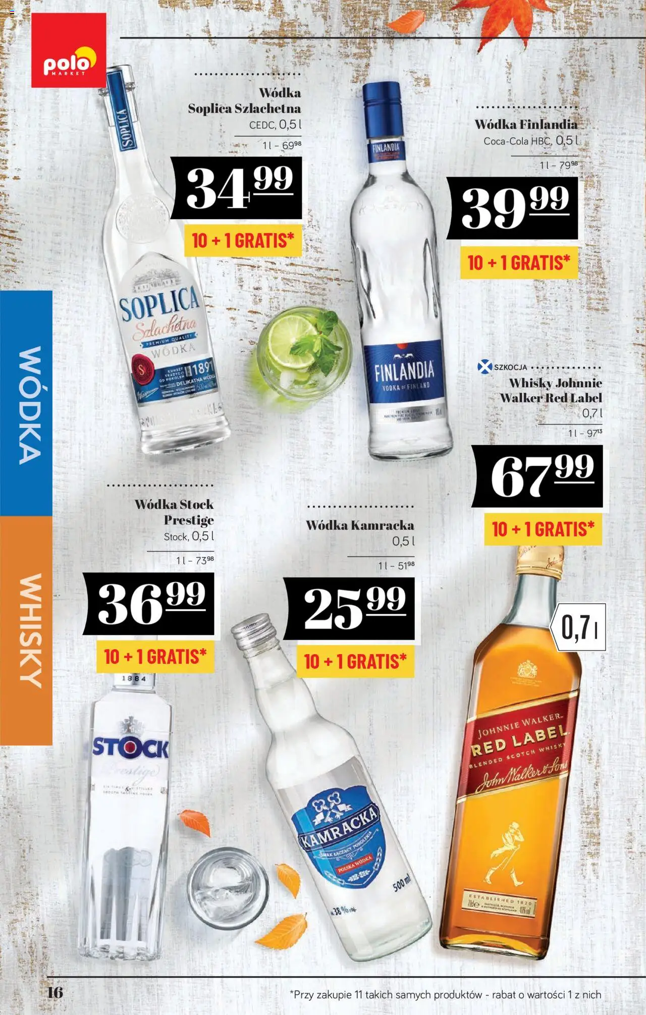 POLOmarket Katalog - Alkoholi od 26.09.2025 | Strona: 16 | Produkty: Wódka Stock, Red label, Vodka, Wódka