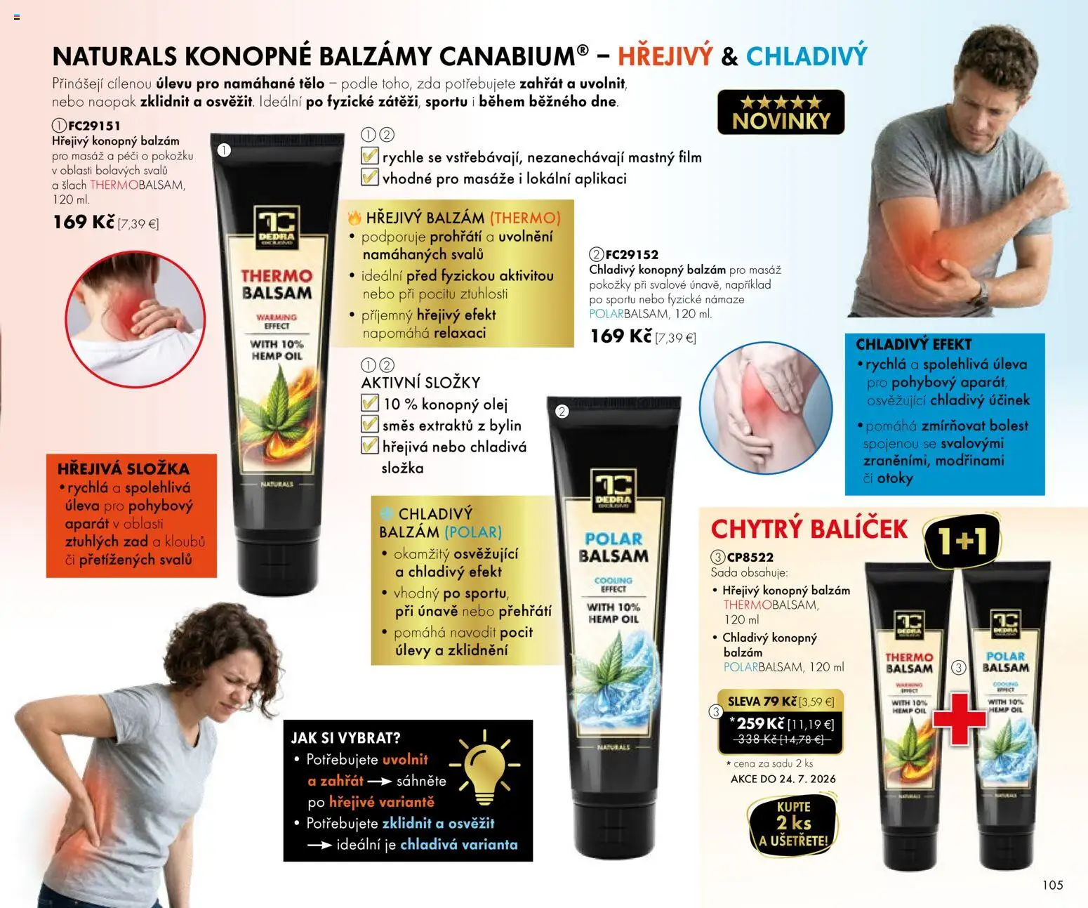 Nové Dedra akcie – leták je platný od 24.04.2026 | Strana: 5 | Produkty: Olej, Konopný olej