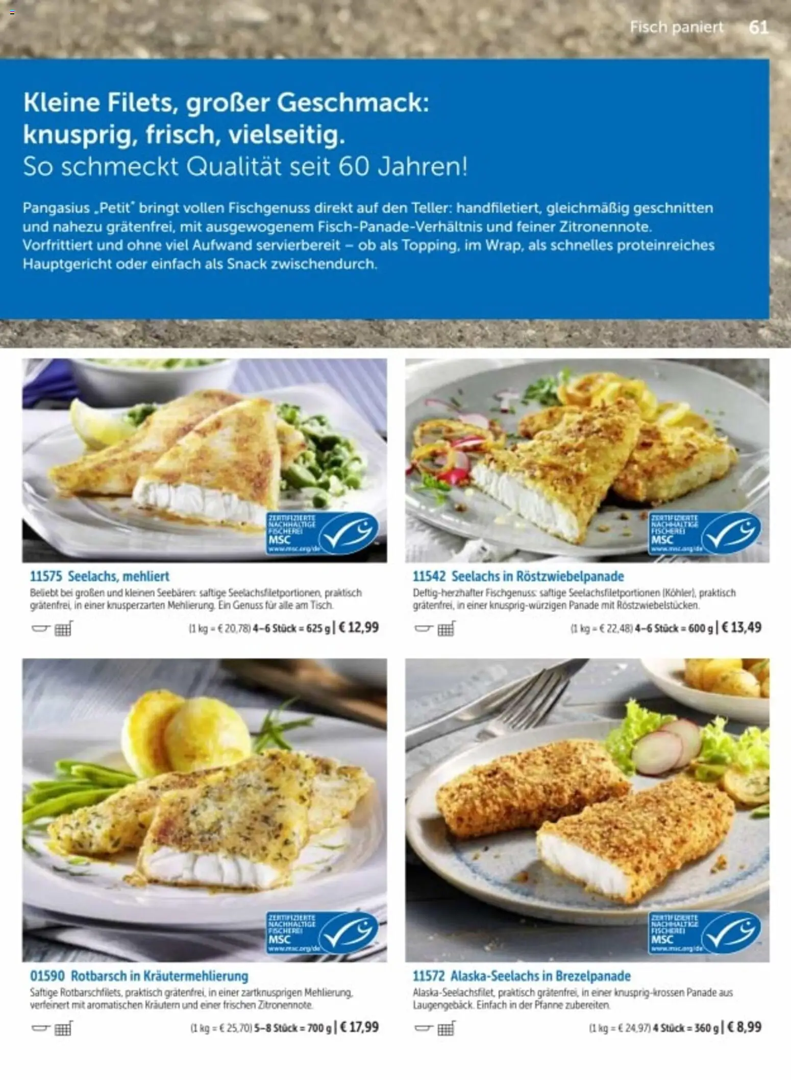 Bofrost Katalog – gültig ab 06.03.2026 | Seite: 61 | Produkte: Fisch