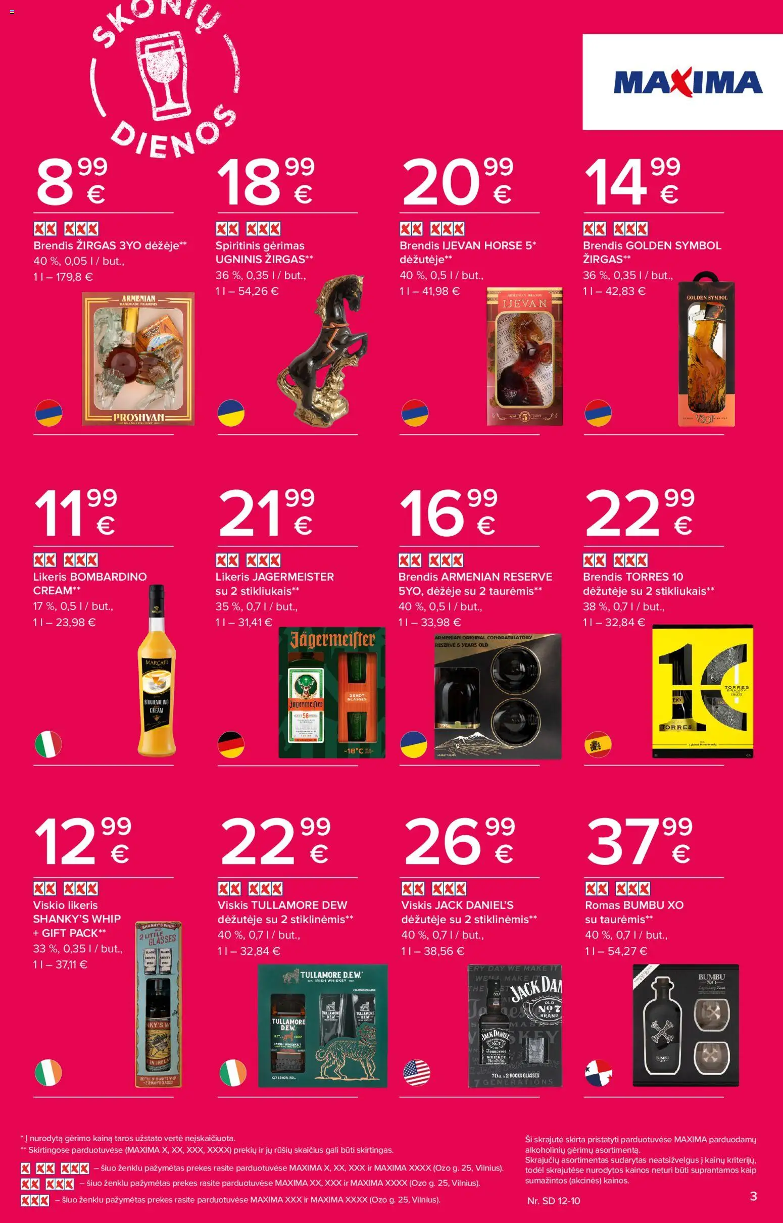 MAXIMA akcijos nuo 27.11.2025 | Puslapis: 3 | Prekių: Viskis