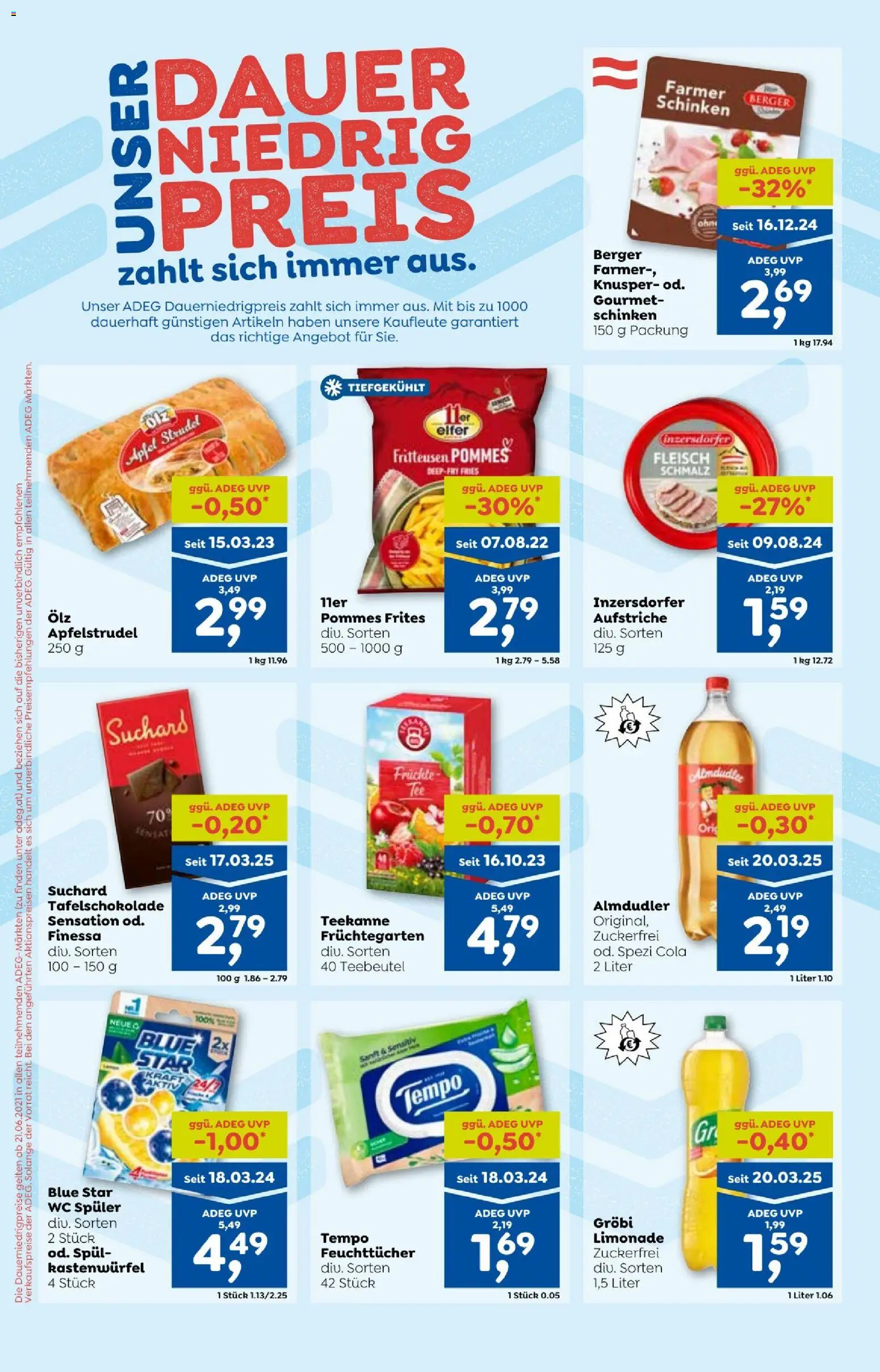 ADEG Flugblatt gültig ab 15.01.2026 | Seite: 10 | Produkte: Dolce gusto kapszula, Schinken, Äpfel