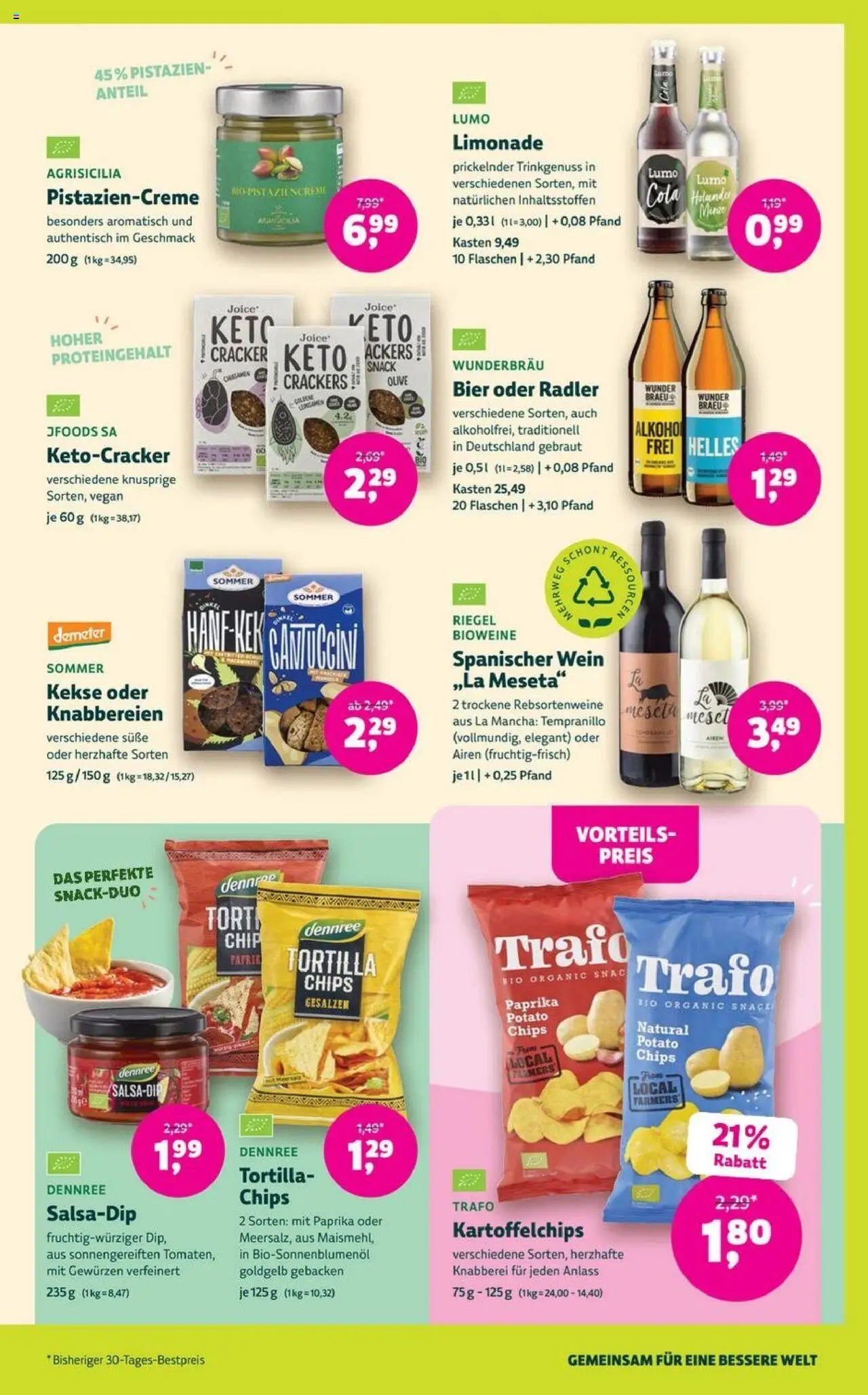 Denns BioMarkt Angebote – gültig ab 22.10.2025 | Seite: 9 | Produkte: Cola, Bier, Wein, Kekse