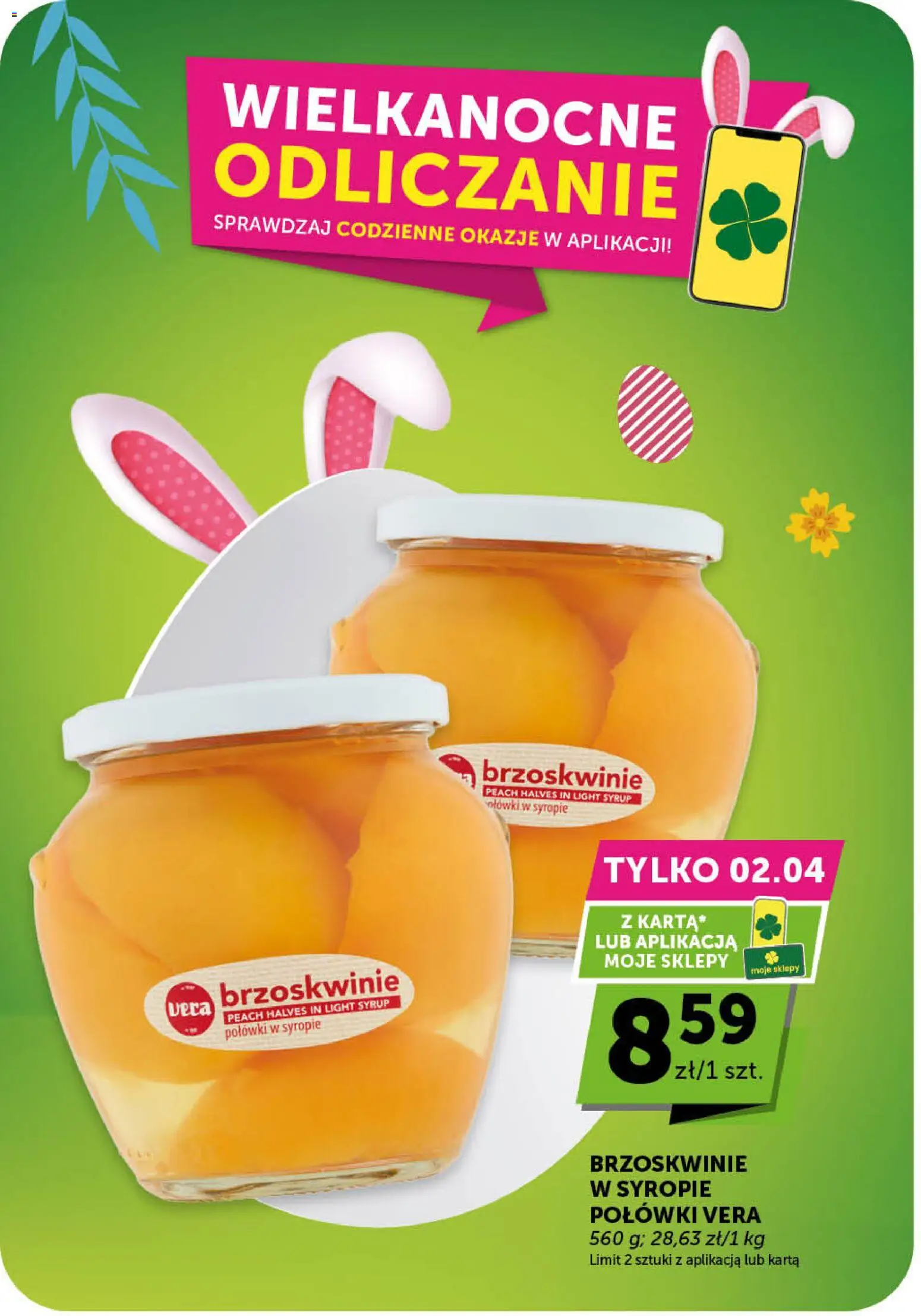 Groszek gazetka - Minimarket od 02.04.2026 | Strona: 5 | Produkty: Karta, Brzoskwinie w syropie, Brzoskwinie