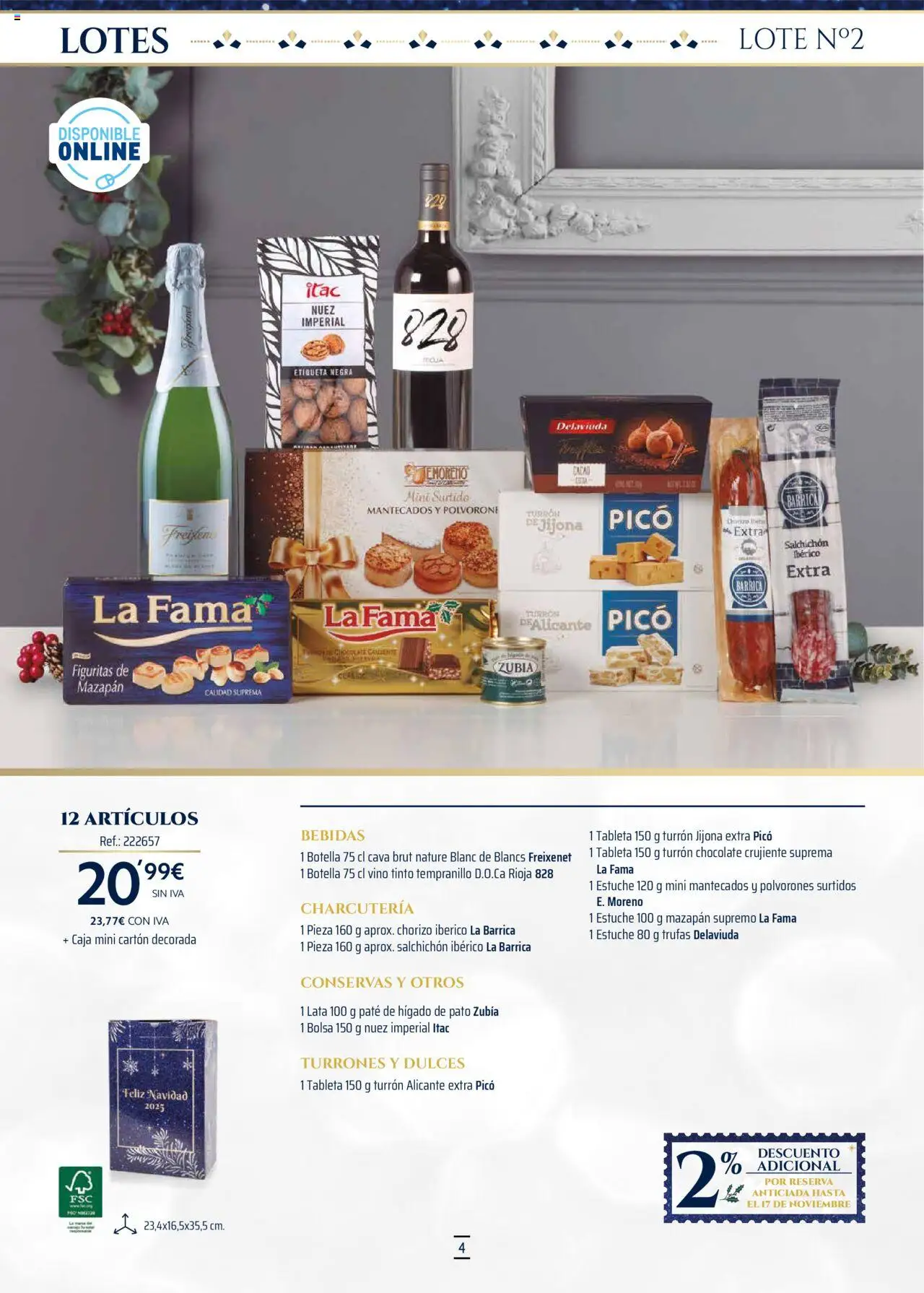 Makro - Lotes y cestas Norte y Sur │ válido desde el 04.10.2025 | Página: 4 | Productos: Vino, Paté, Bolsa, Φρυγανιές σικάλεως