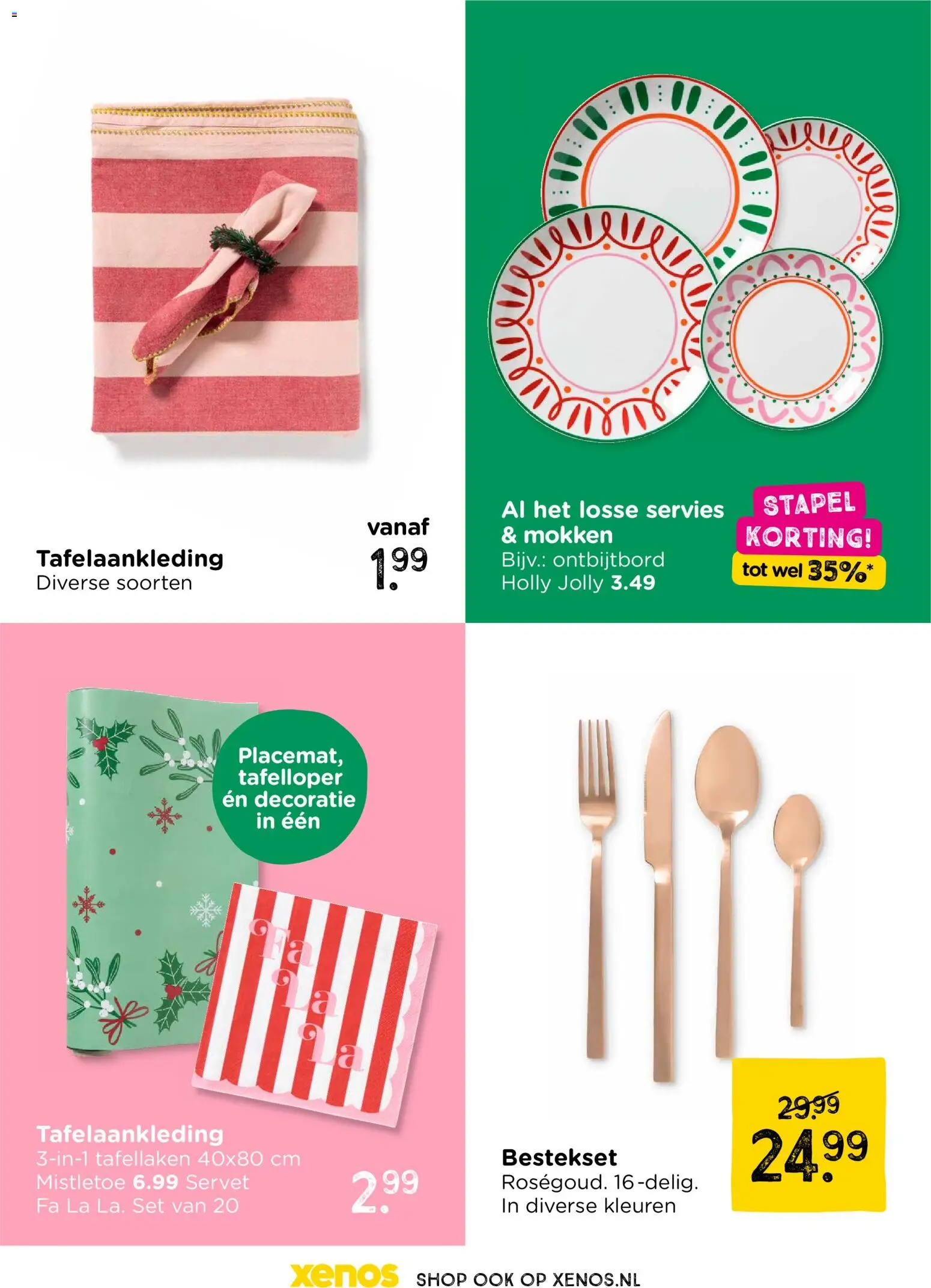 {H1} | Pagina: 3 | Producten: Servies, Servet, La