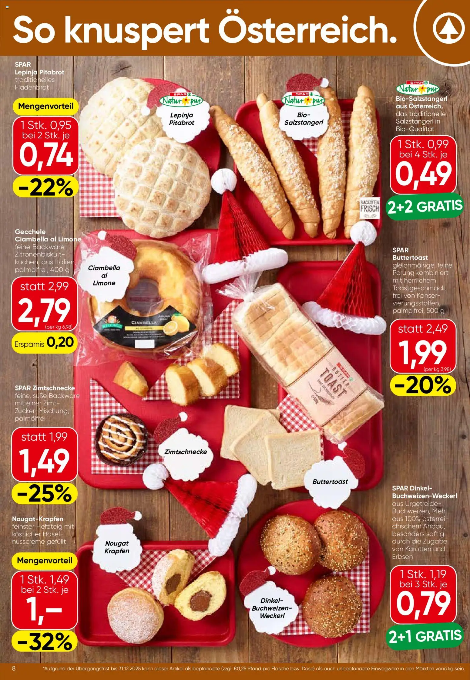 Spar Flugblatt - Tirol gültig ab 27.11.2025 | Seite: 8 | Produkte: Erbsen
