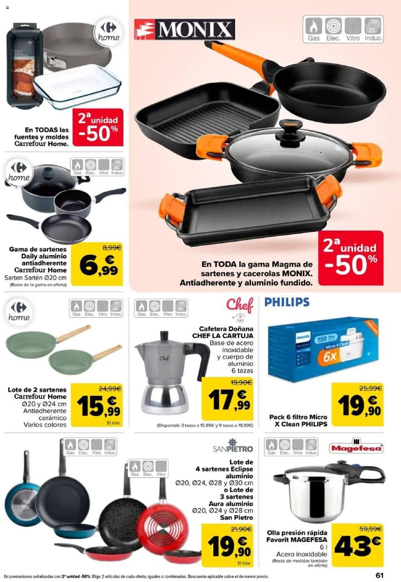 Carrefour folleto │ válido desde el 08.08.2025 | Página: 61 | Productos: Cafetera