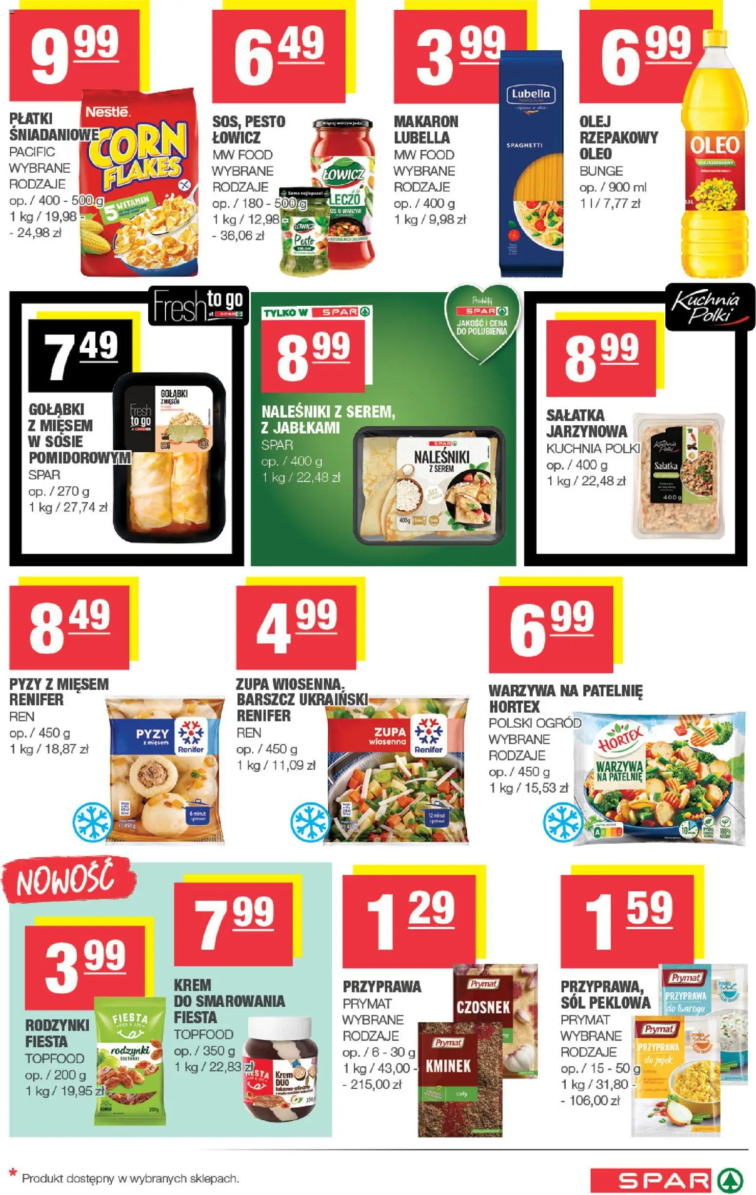 Spar gazetka od 16.03.2026 | Strona: 5 | Produkty: Warzywa na patelnie, Olej, Krem, Warzywa