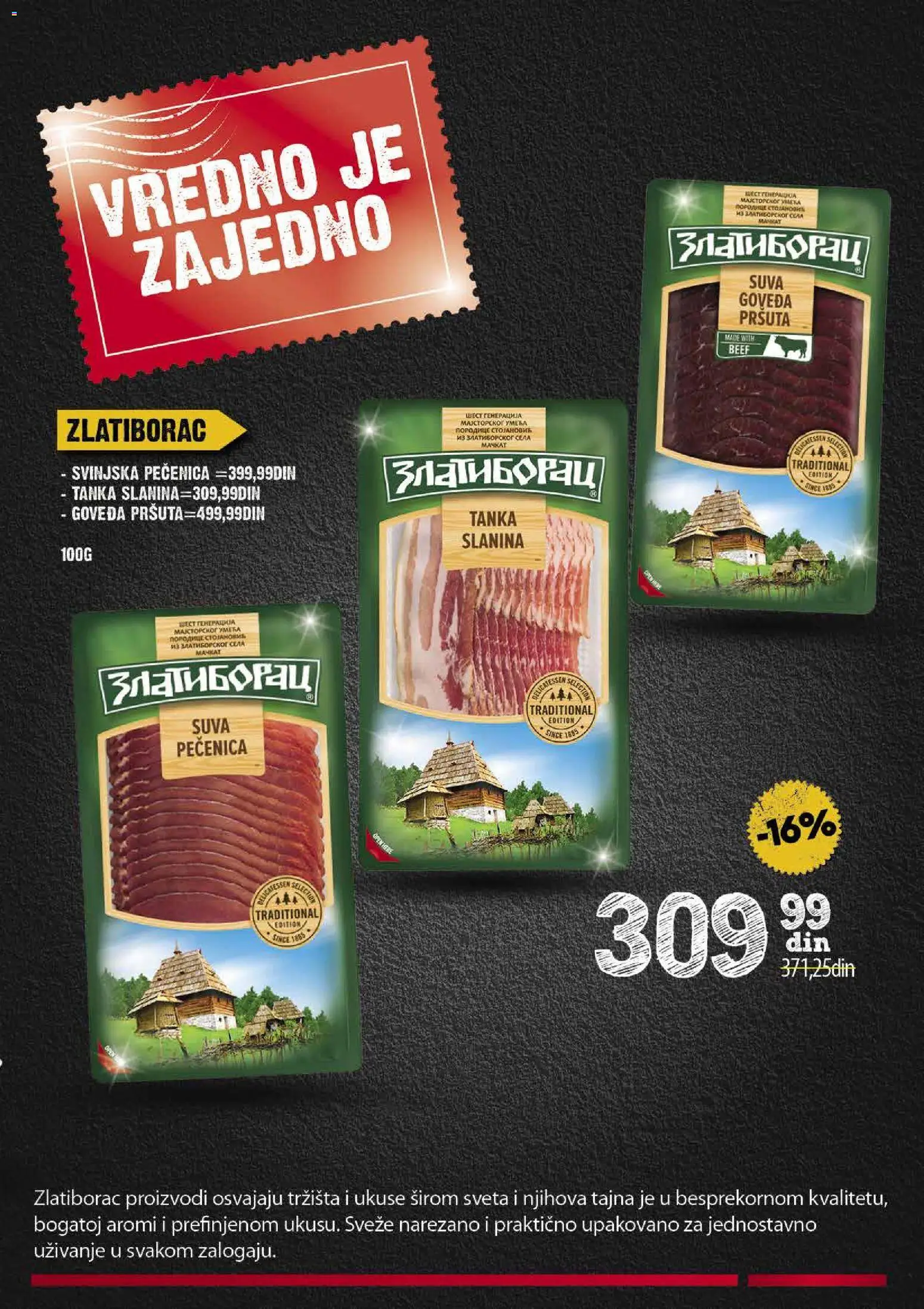 Idea katalog - važi od 19.03.2026 | Strana: 5 | Proizvode: Slanina, Pečenica
