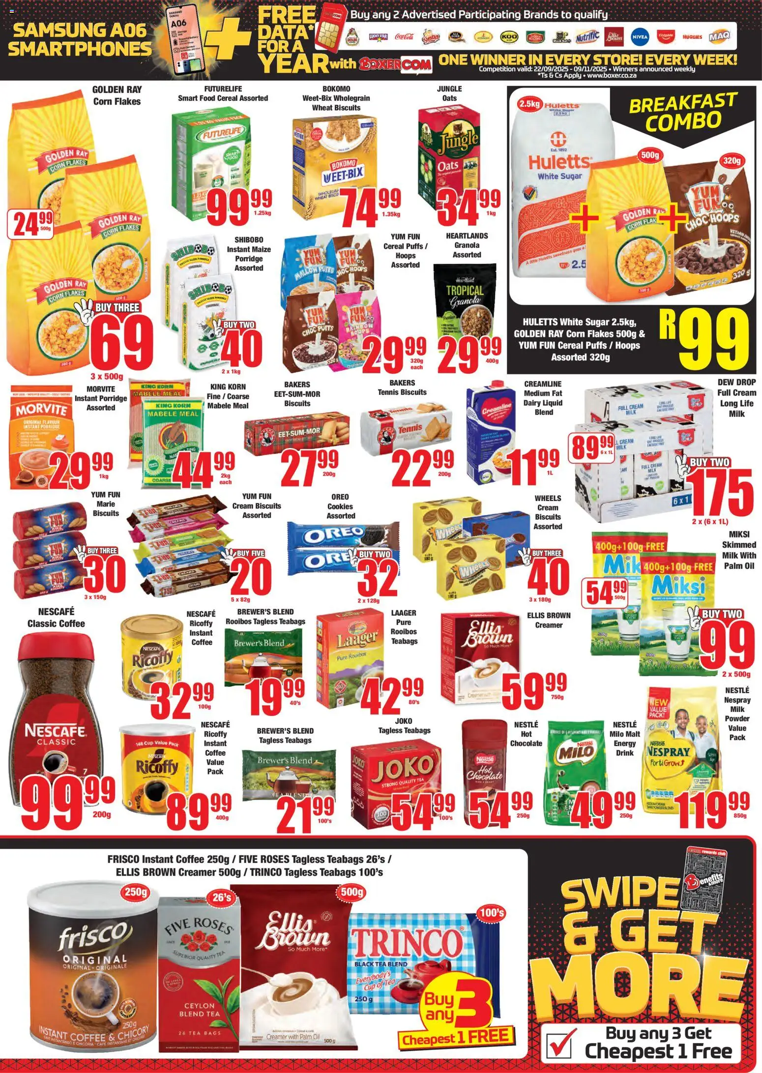 New Boxer catalogue – valid from 23.10.2025 | Page: 5 | Products: Biscuits, Coffee, Chocolate, Cream