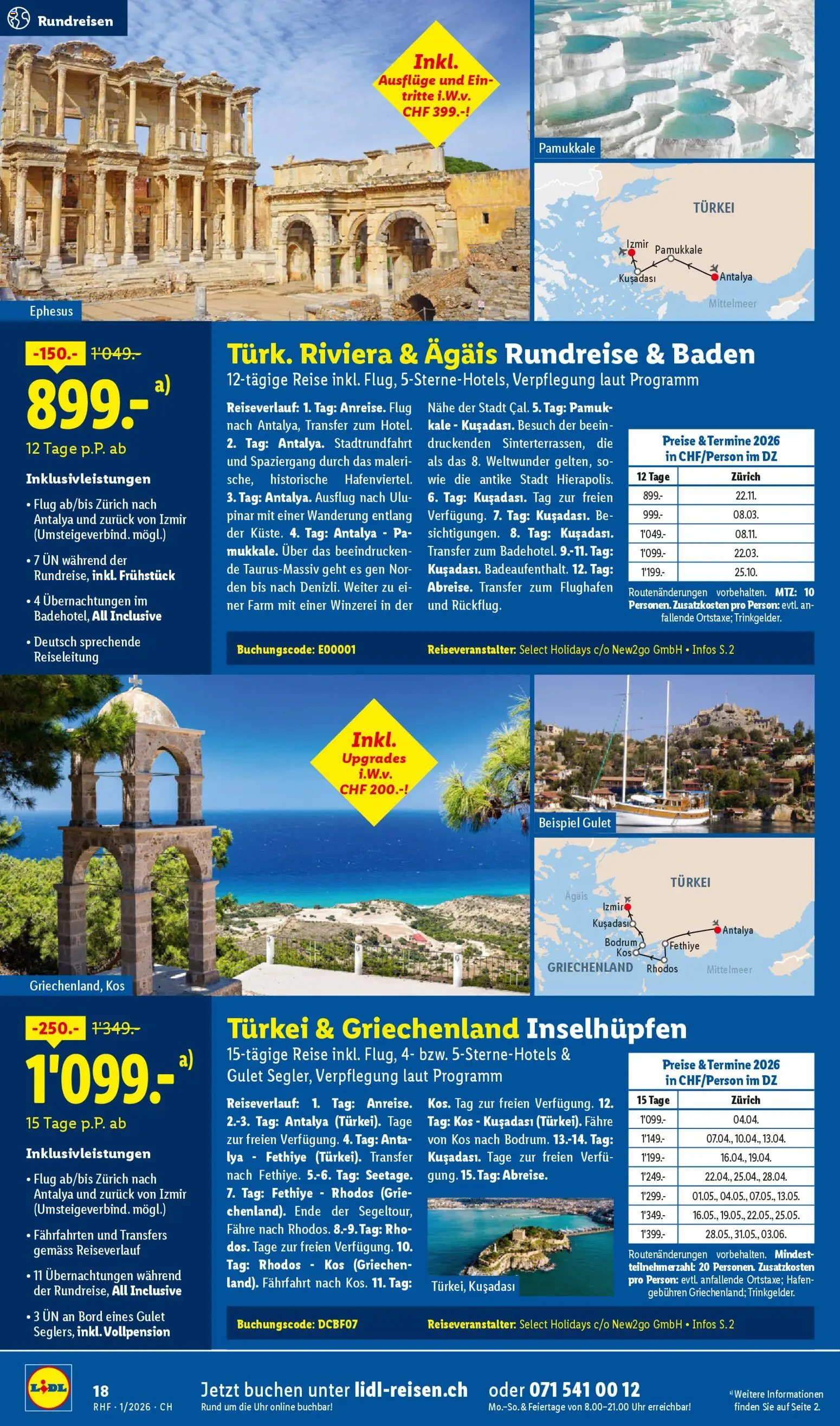 Lidl Aktionen Reisen Januar – gültig ab 29.12.2025 | Seite: 18 | Produkte: Uhr