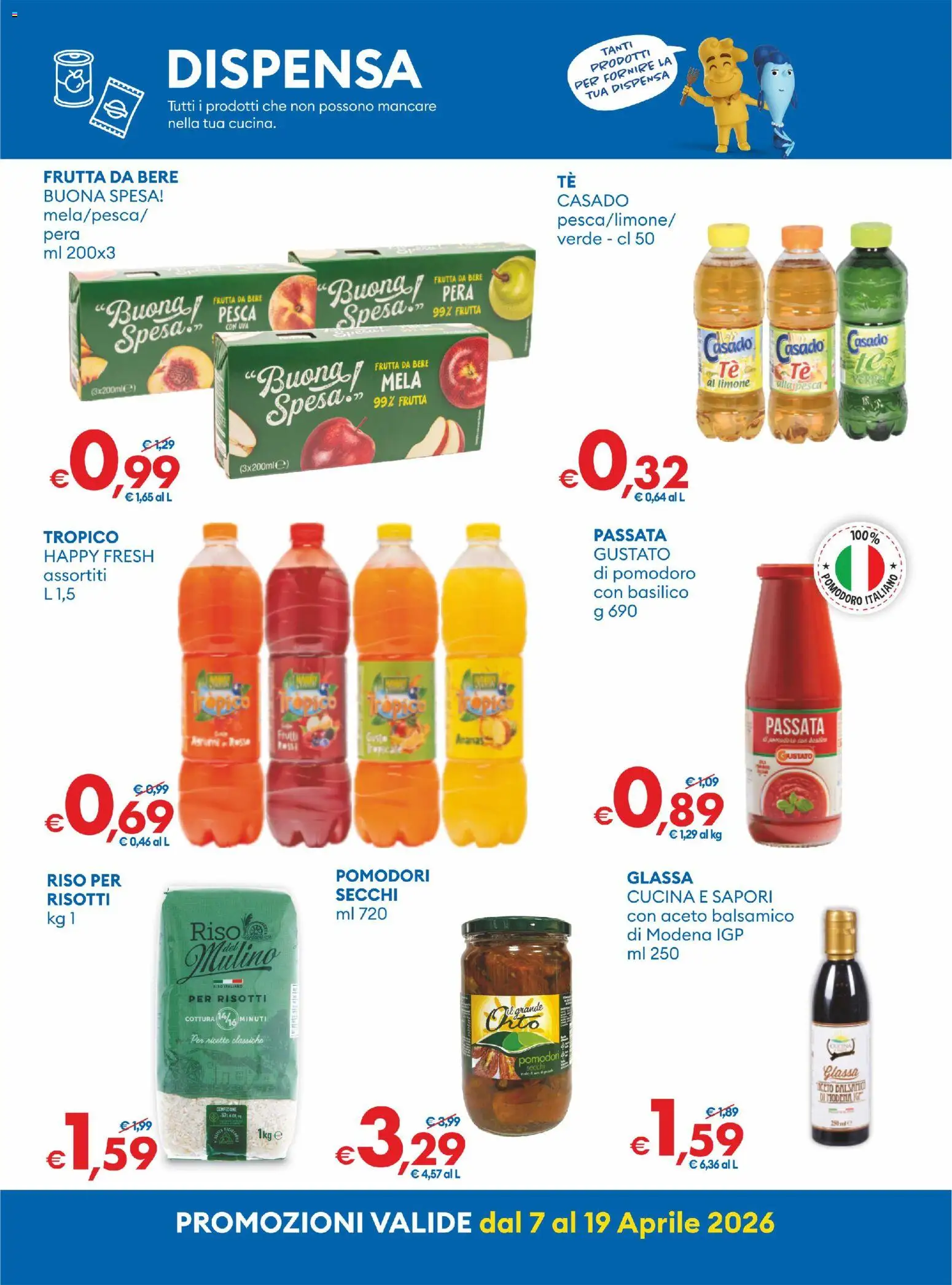 Volantino MD Discount del 07.04.2026 | Pagina: 17 | Prodotti: Pomodoro, Pomodori, Pesca, Aceto