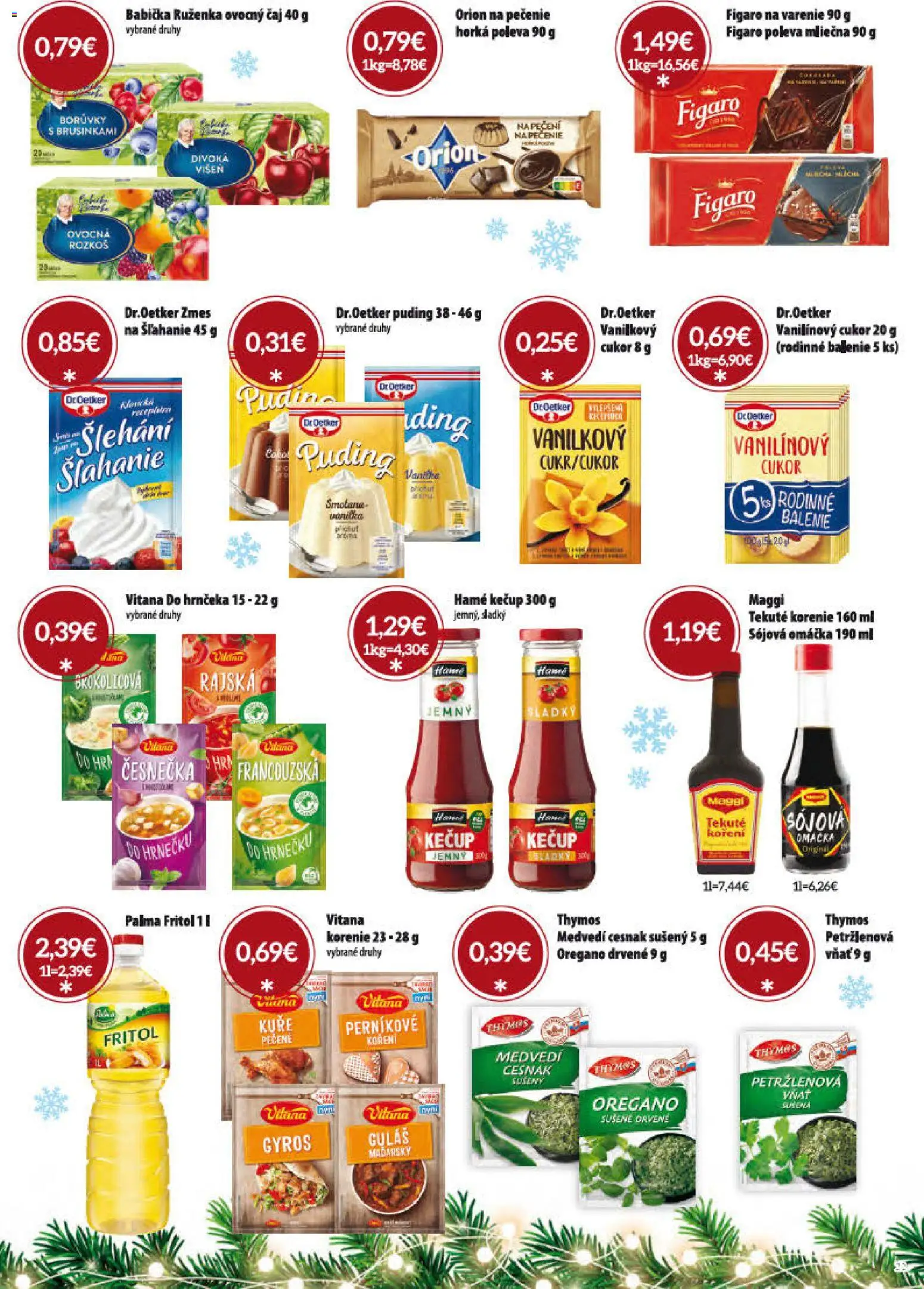 Nové CBA Verex akcie – leták je platný od 01.12.2025 | Strana: 22 | Produkty: Čaj, Puding, Cukor, Omáčka