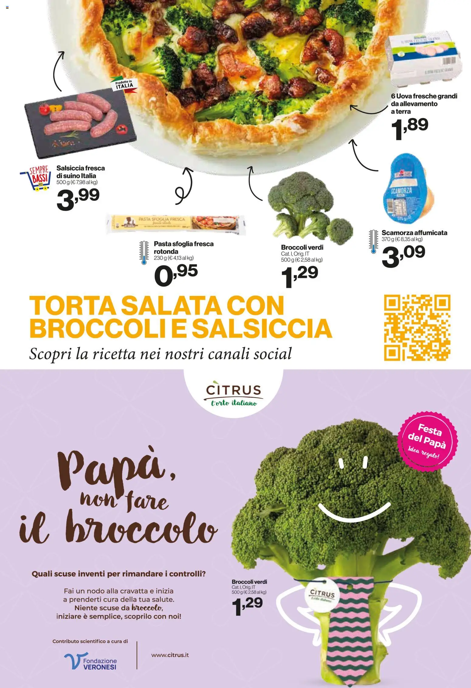 Volantino IN's del 11.03.2026 | Pagina: 7 | Prodotti: Pasta sfoglia, Suino, Pasta, Broccoli
