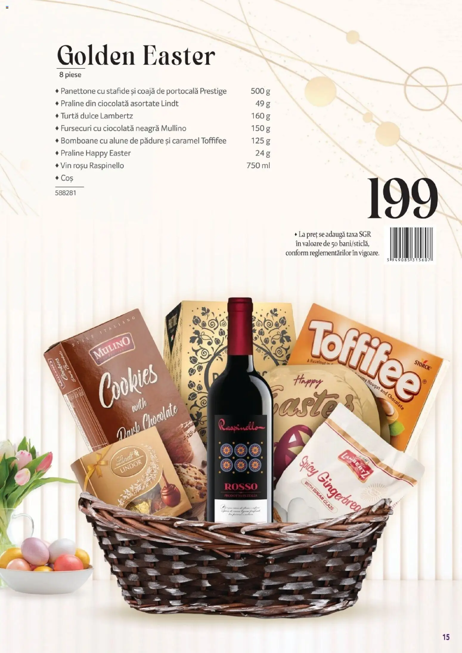 Noul catalog Selgros – valabil de la 13.03.2026 | Pagină: 15 | Produse: Ödül oyuncağı, Praline, Ciocolată, Stafide
