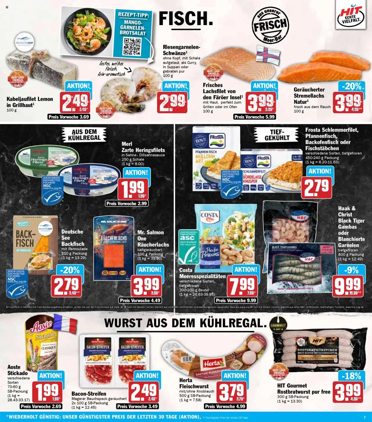 HIT -Rheinland-Pfalz - gültig ab dem 28.07.2025 | Seite: 7 | Produkte: Ofen, Räucherlachs, Fischstabchen, Mango