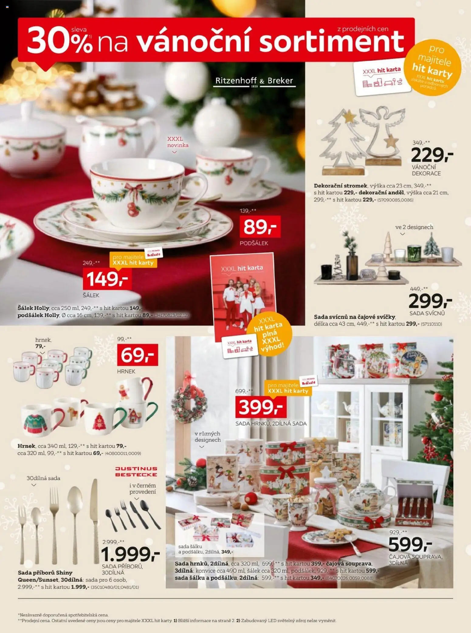 XXXLutz Black Friday od 24.11.2025 | Strana: 16 | Produkty: Šálek, Konvice, Karty, LED
