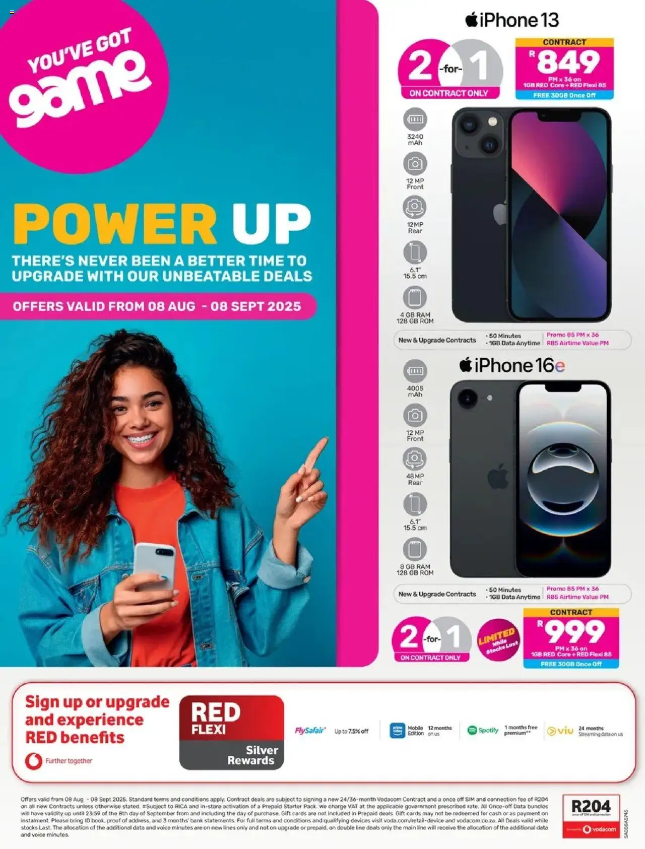 Game - Power Up │ valid from 08.08.2025 | Page: 1 | Products: Data, Sim