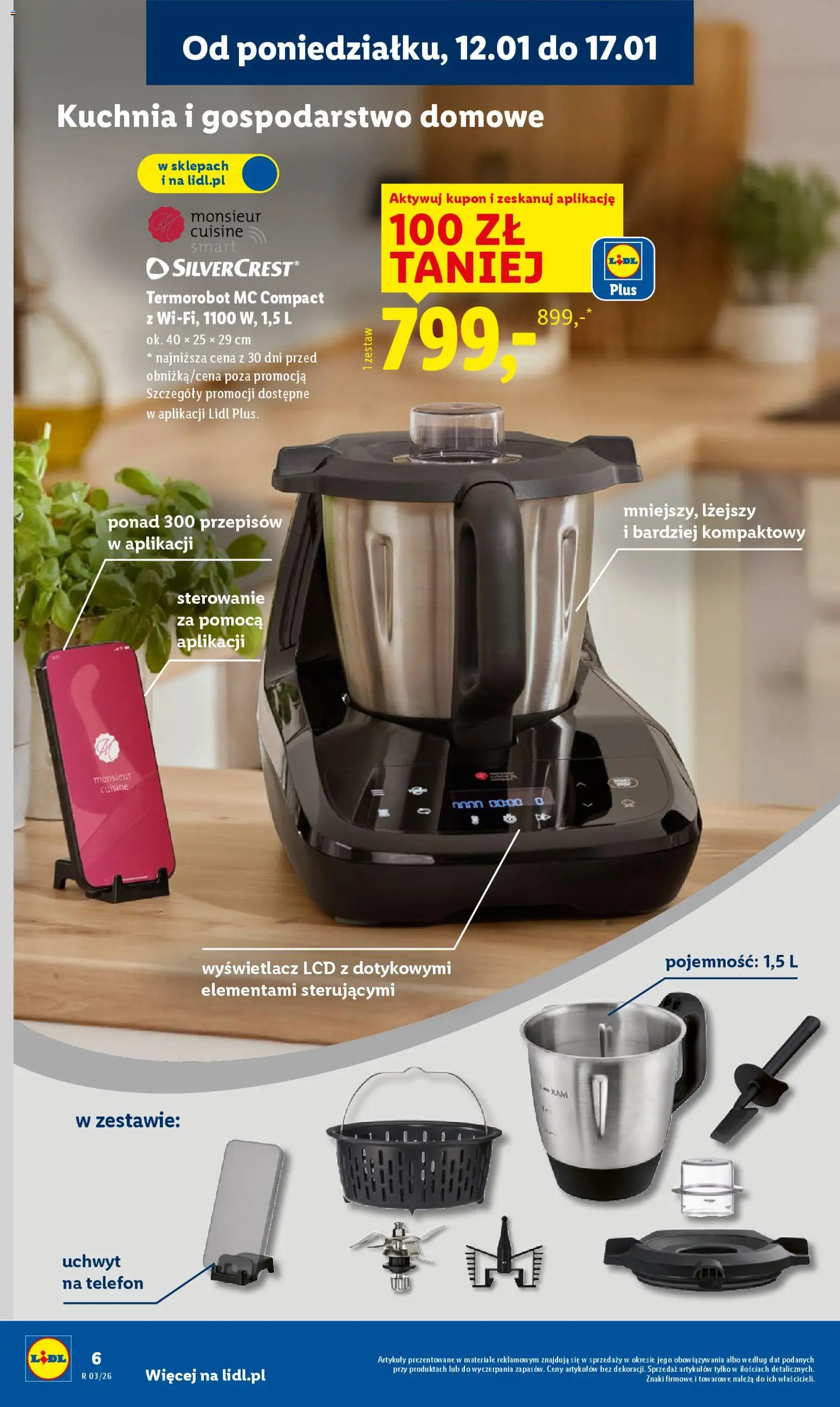 Lidl Katalog od 12.01.2026 | Strona: 6 | Produkty: Telefon, Robot