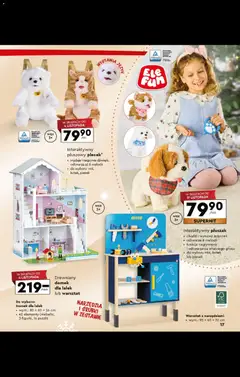 Pogląd oferty "Drewniany domek dla lalek, Domek dla lalek: wym.: 80 x 60 x 26 cm, 42 elementy (mebelki, 3 figurki, 14 puzzli)" - ważna od 27.10.2025 | Strona: 17 | Produkty: Domek dla lalek